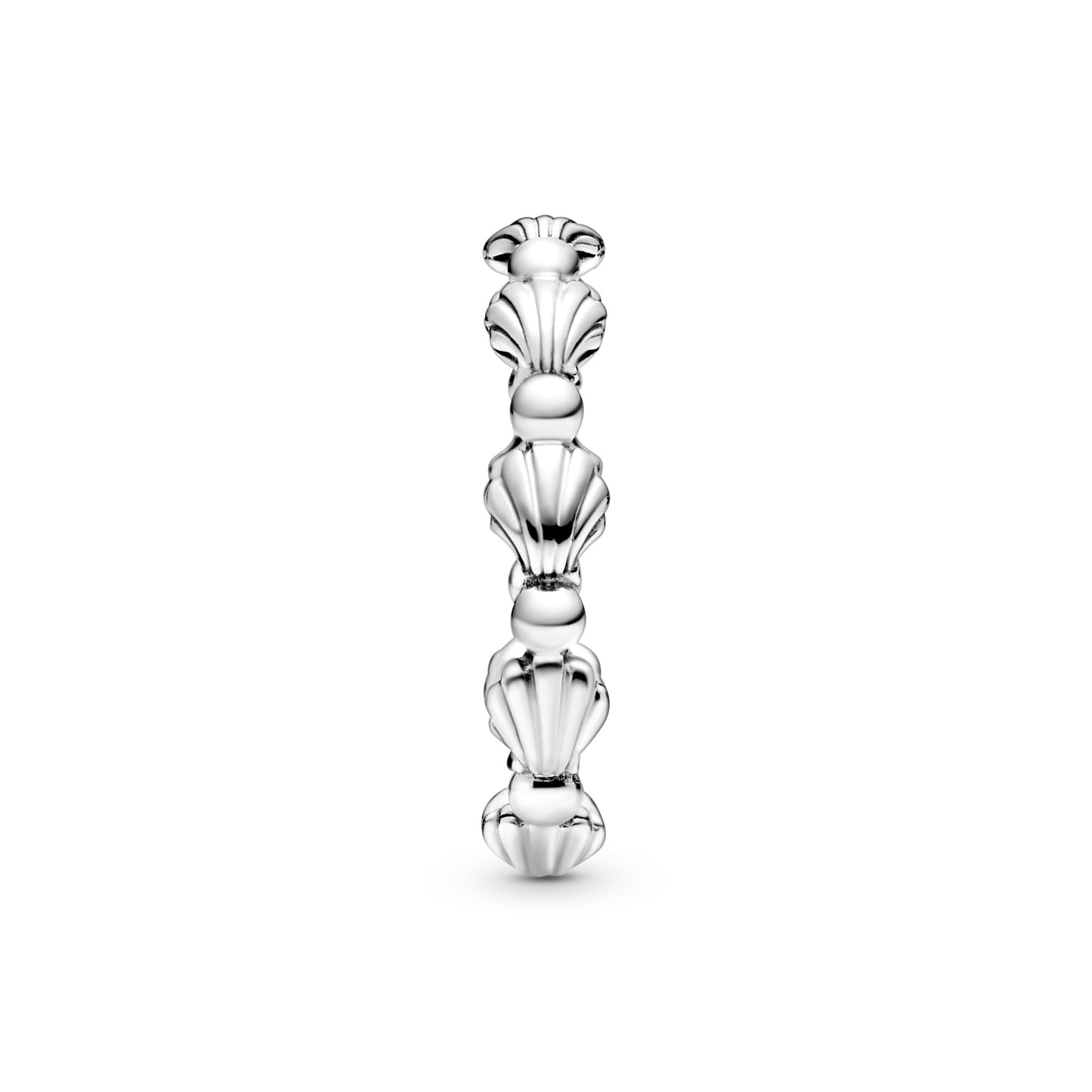 Pandora Beaded Seashell Band Ring