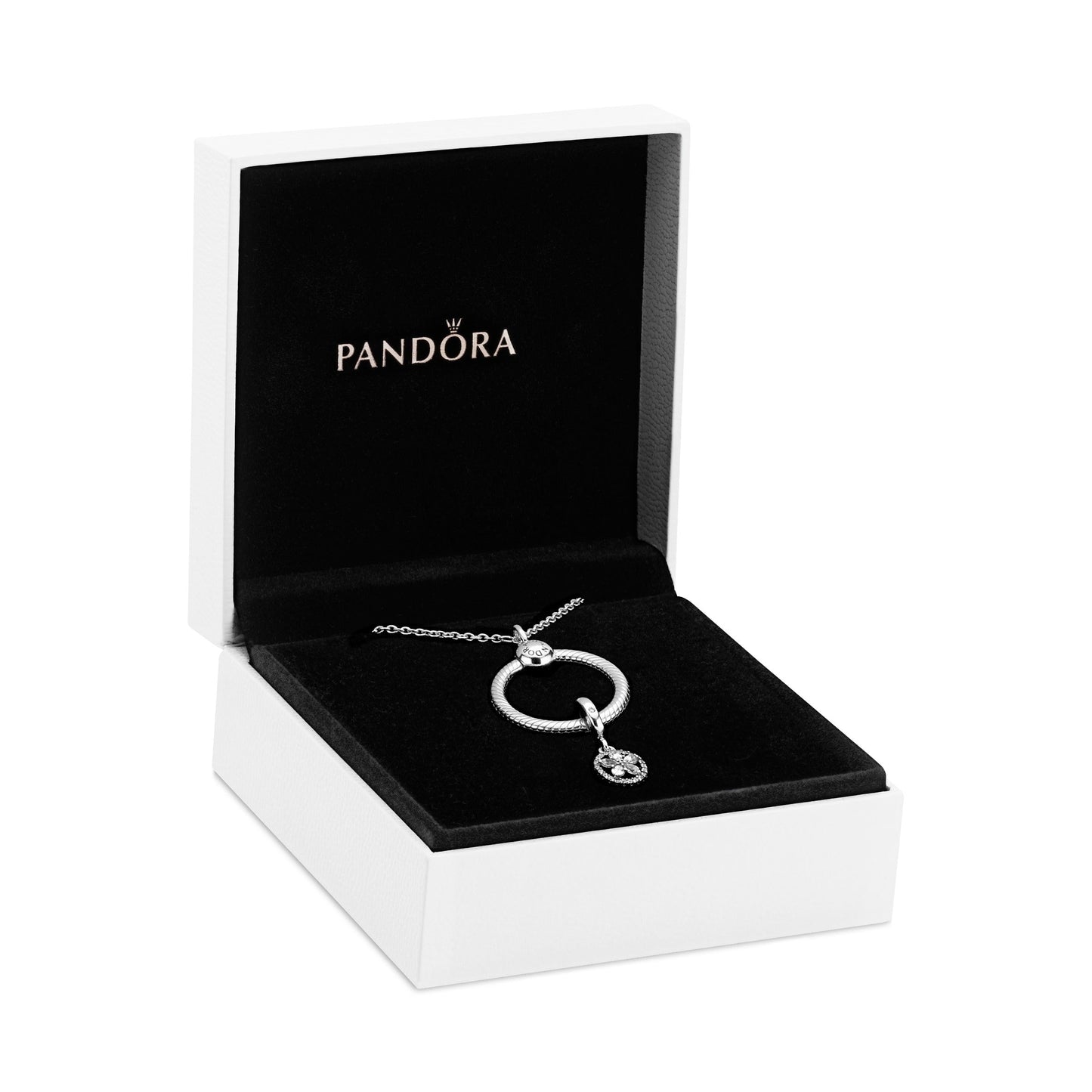 Pandora Sparkling Snowflake with Pendant O Necklace Gift Set