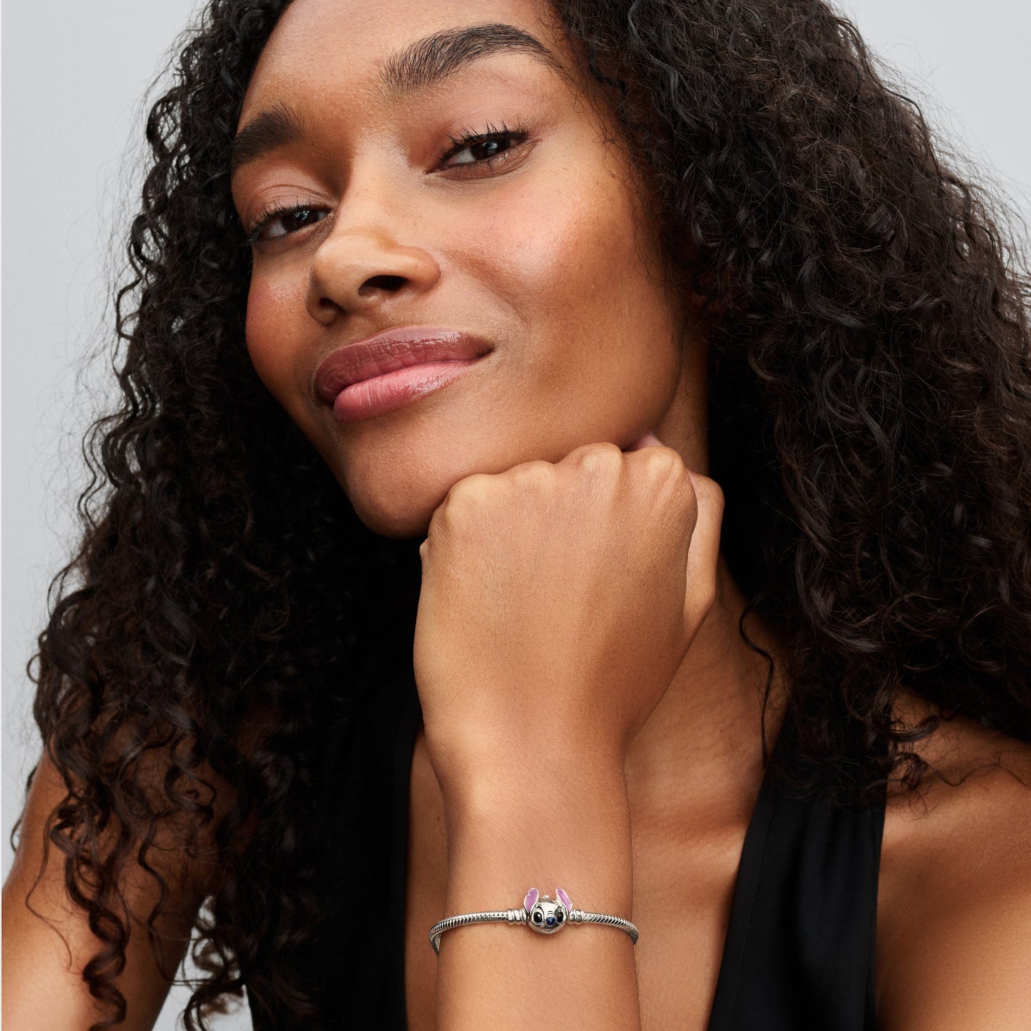 Pandora Disney Stitch Snake Chain Bracelet