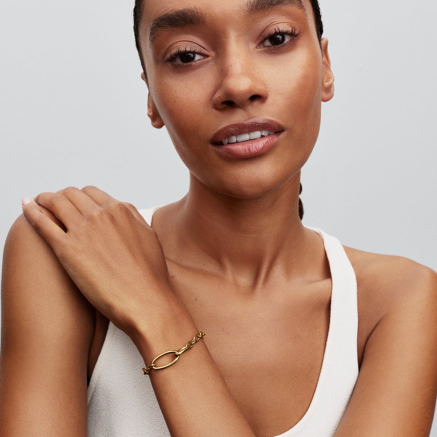 Pandora Openable Oval Link Chain Bracelet