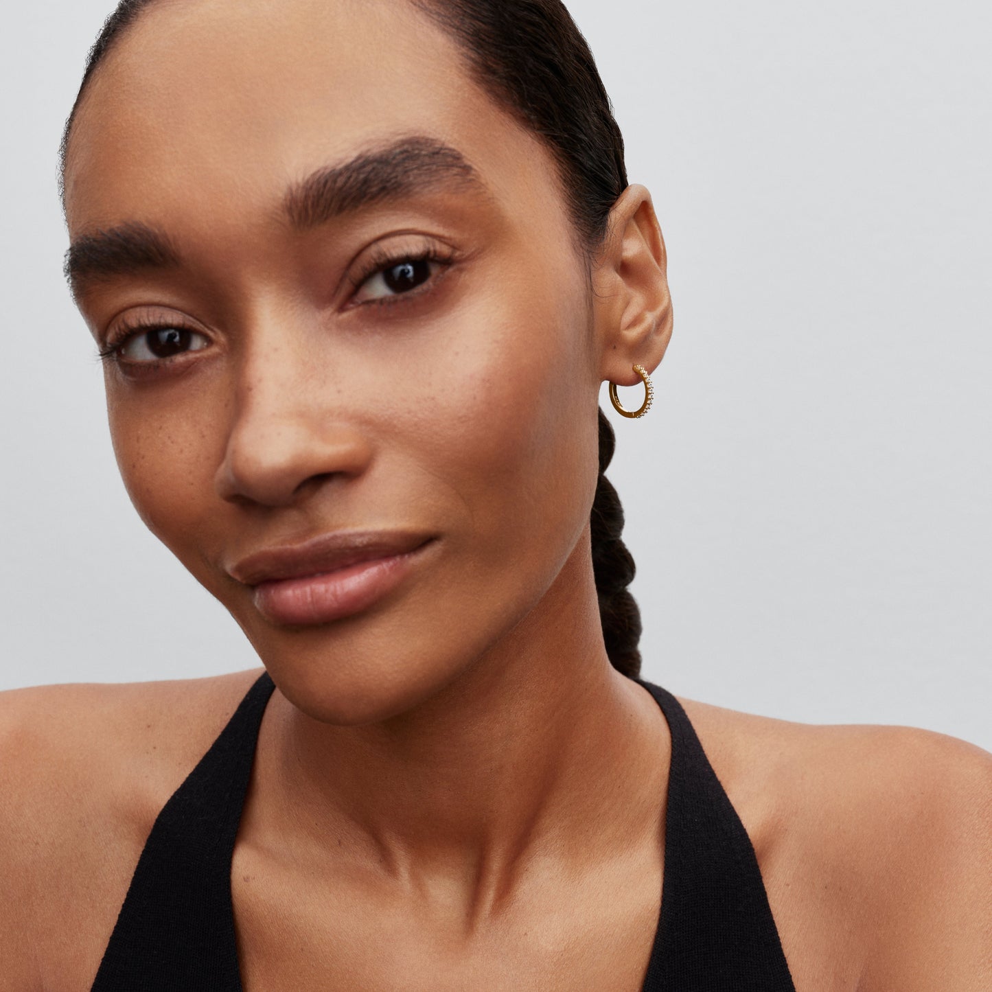 Pandora Sparkling Mini Hoop Earrings
