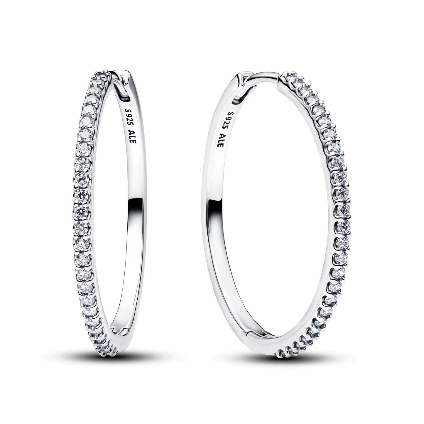 Pandora Sparkling Hoop Earrings