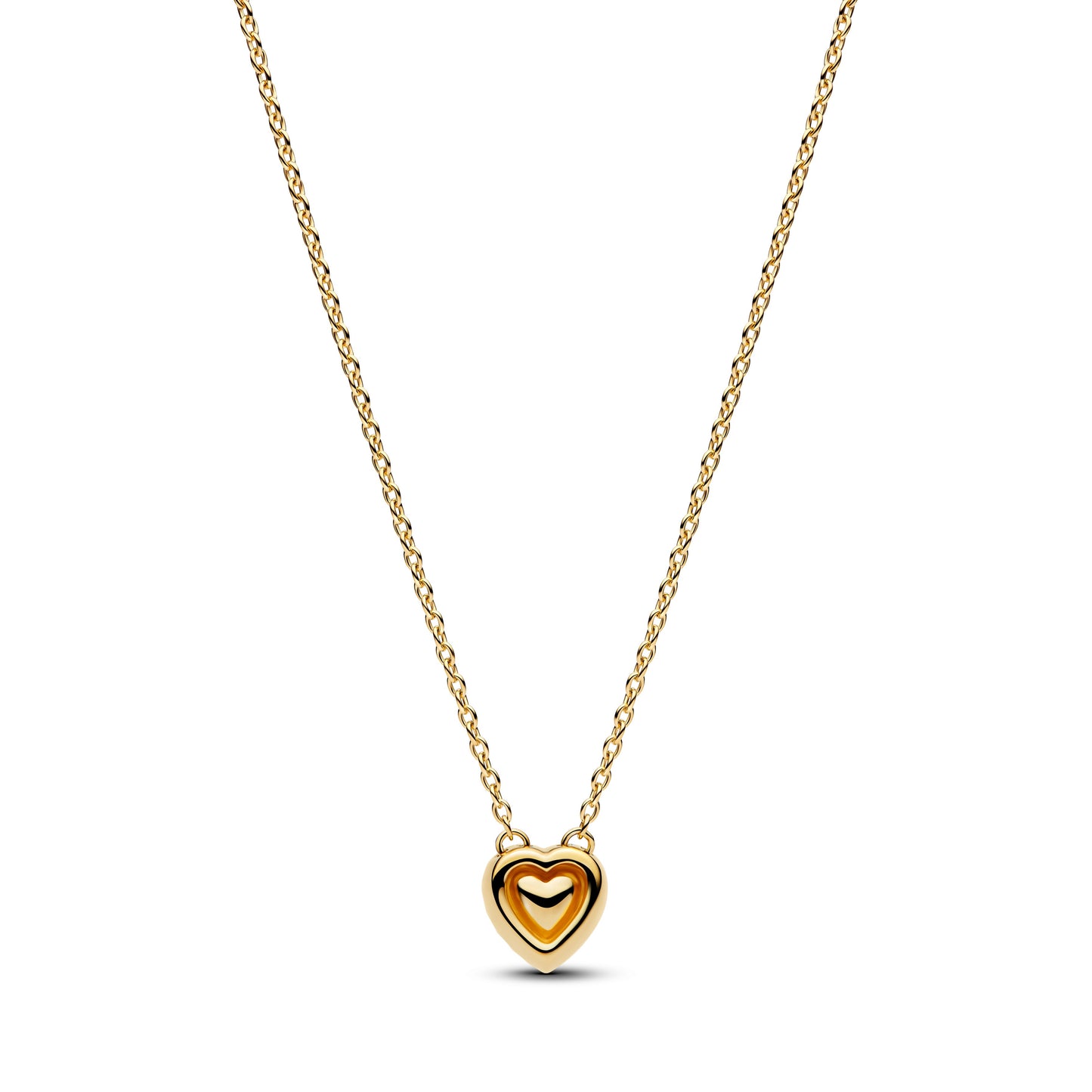 Pandora Engravable Heart Halo Collier Necklace
