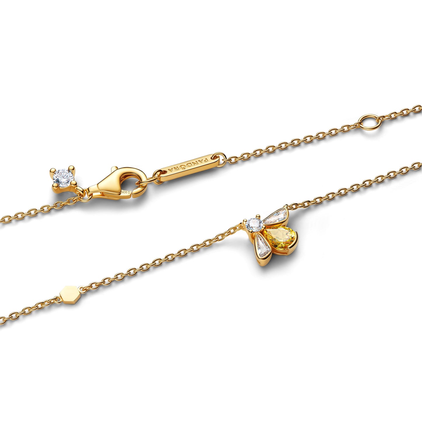 Pandora Honey Bee Pendant Necklace