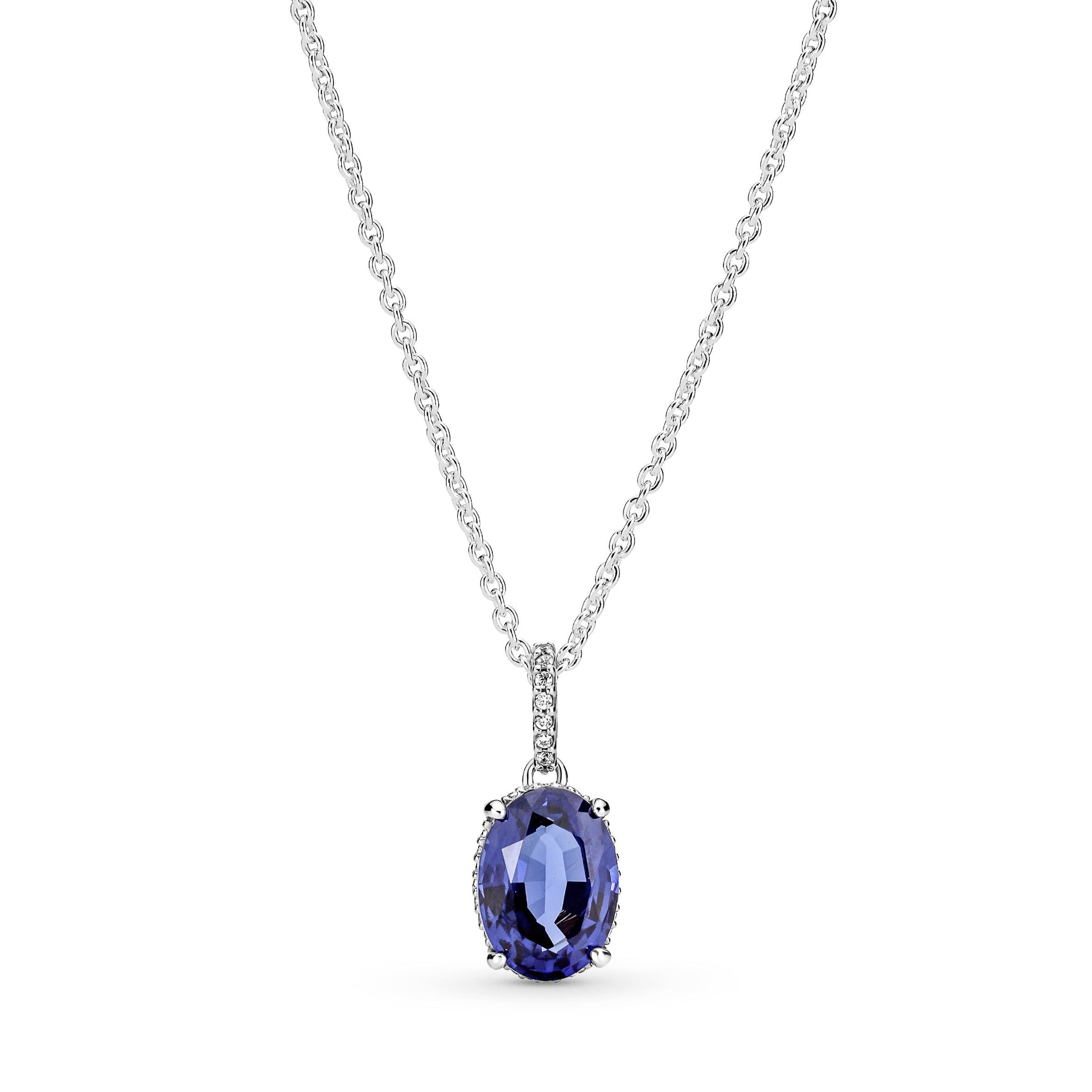 Pandora Sparkling Statement Halo Pendant Necklace