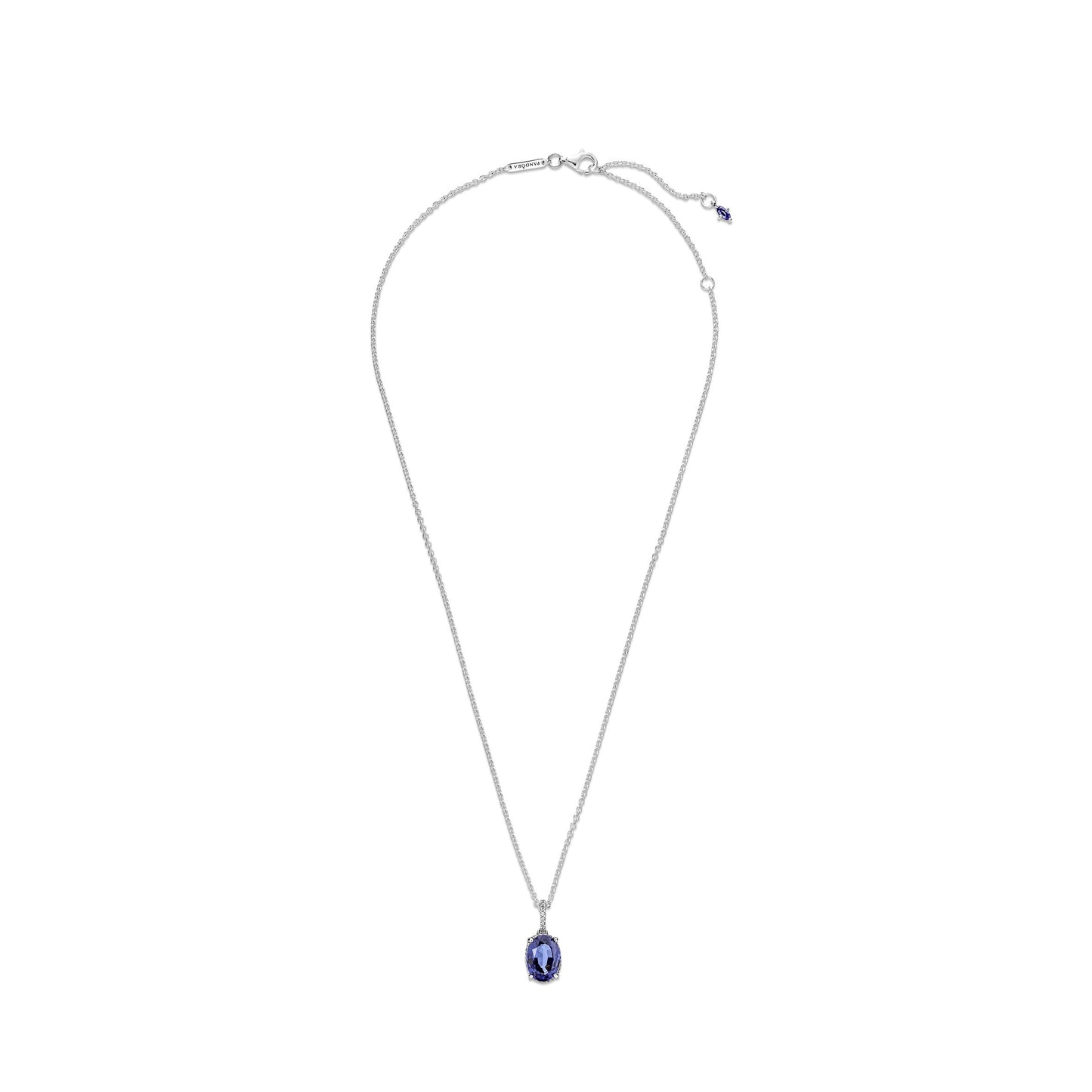 Pandora Sparkling Statement Halo Pendant Necklace