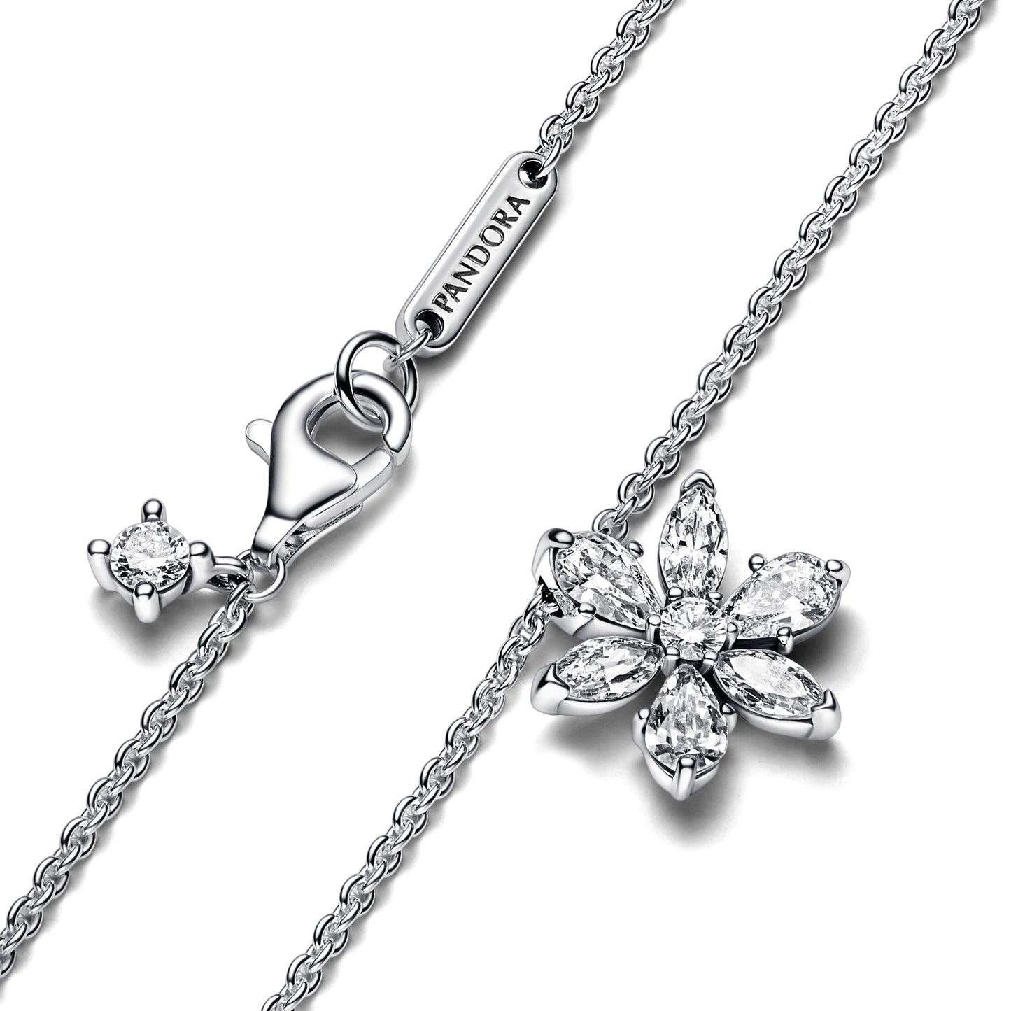 Pandora Sparkling Herbarium Cluster Pendant Necklace