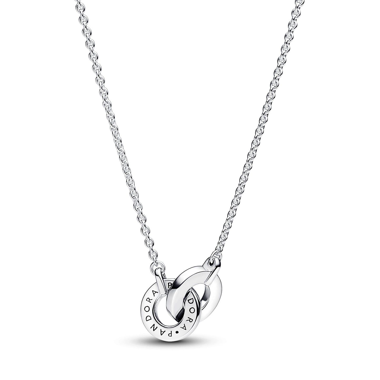 Pandora Signature Intertwined Pave Pendant Necklace