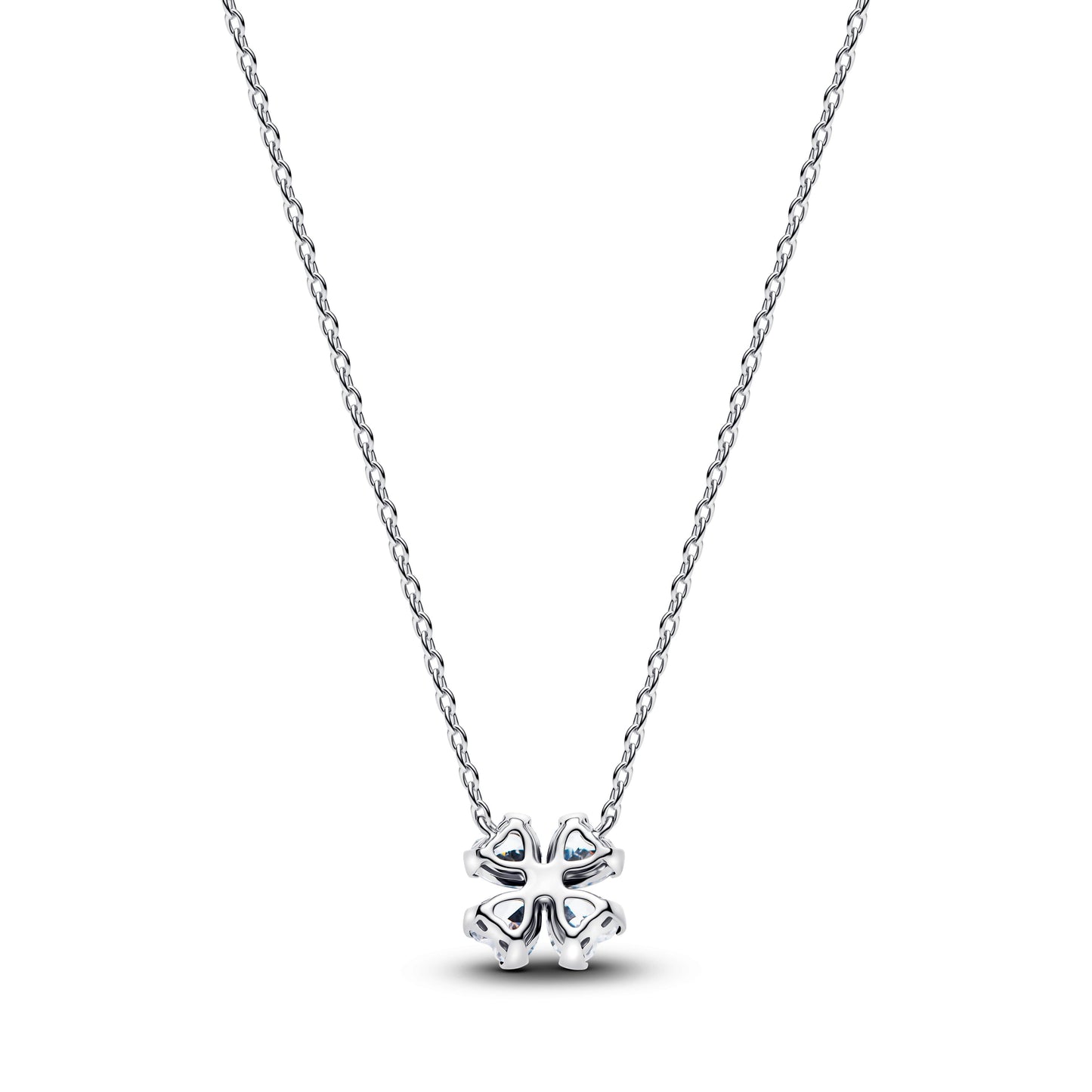 Pandora Sparkling Lucky Clover Pendant Necklace