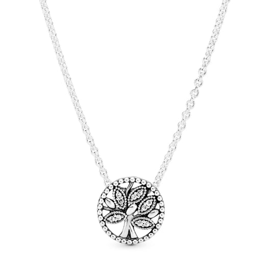 Pandora Sparkling Family Tree Necklace