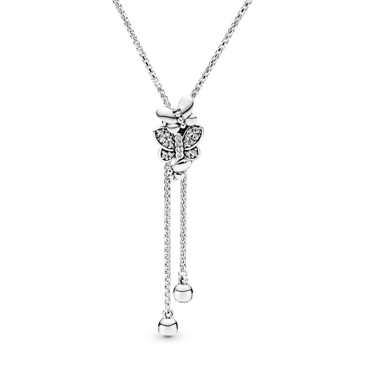 Pandora Sparkling Butterfly Y-Necklace