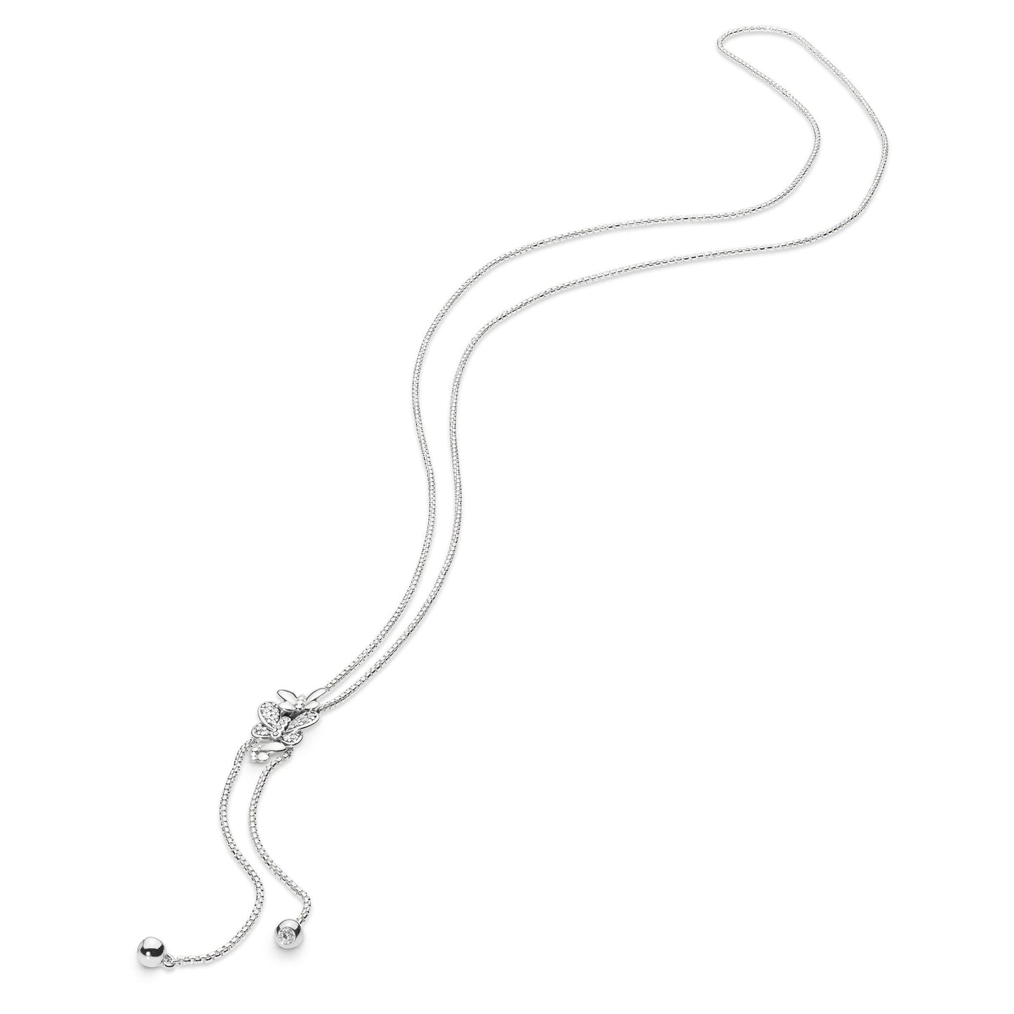 Pandora Sparkling Butterfly Y-Necklace