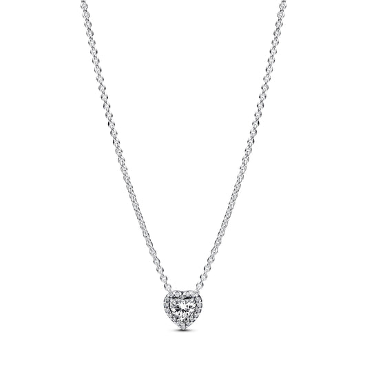 Pandora Elevated Heart Necklace