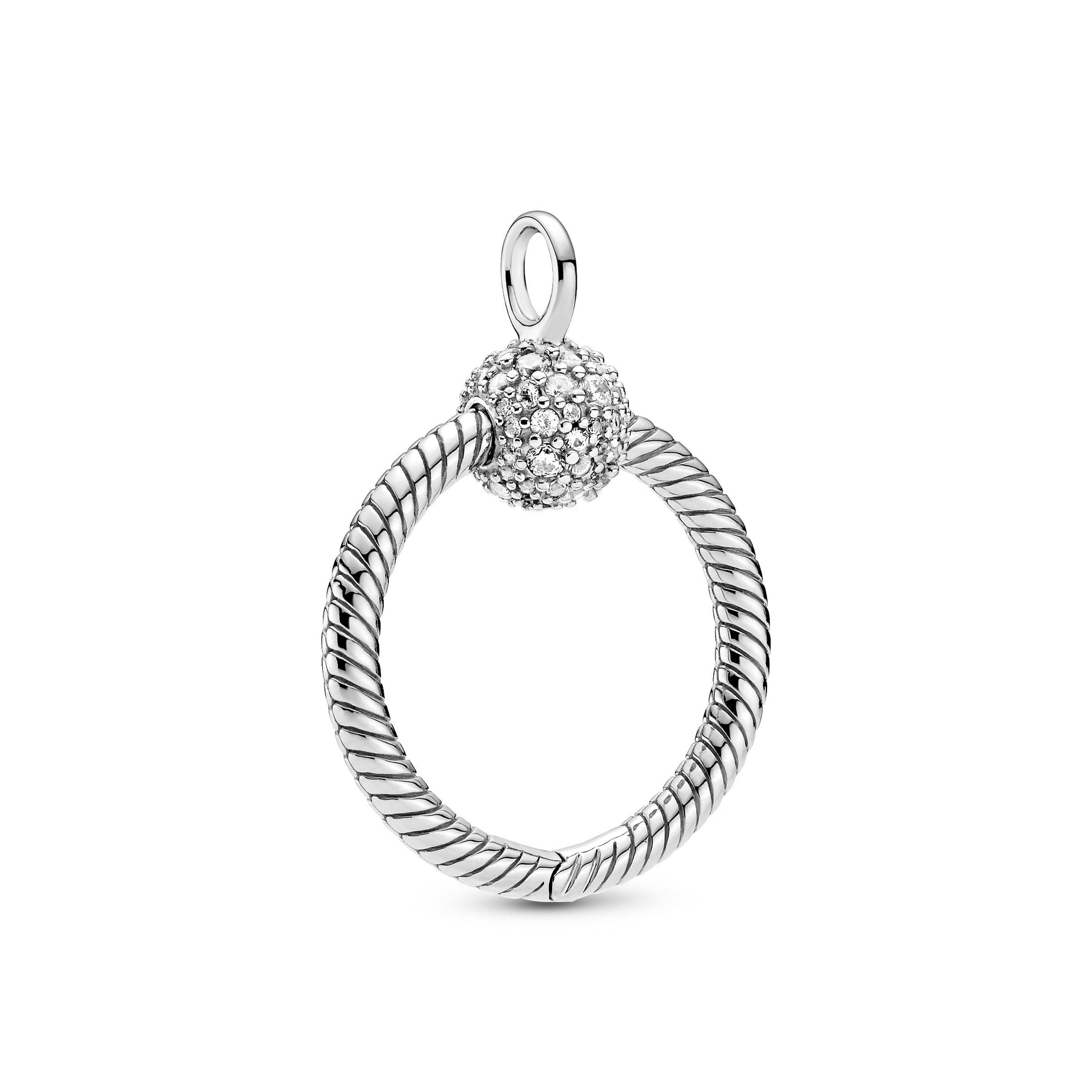Pandora Moments Small Pave O Pendant