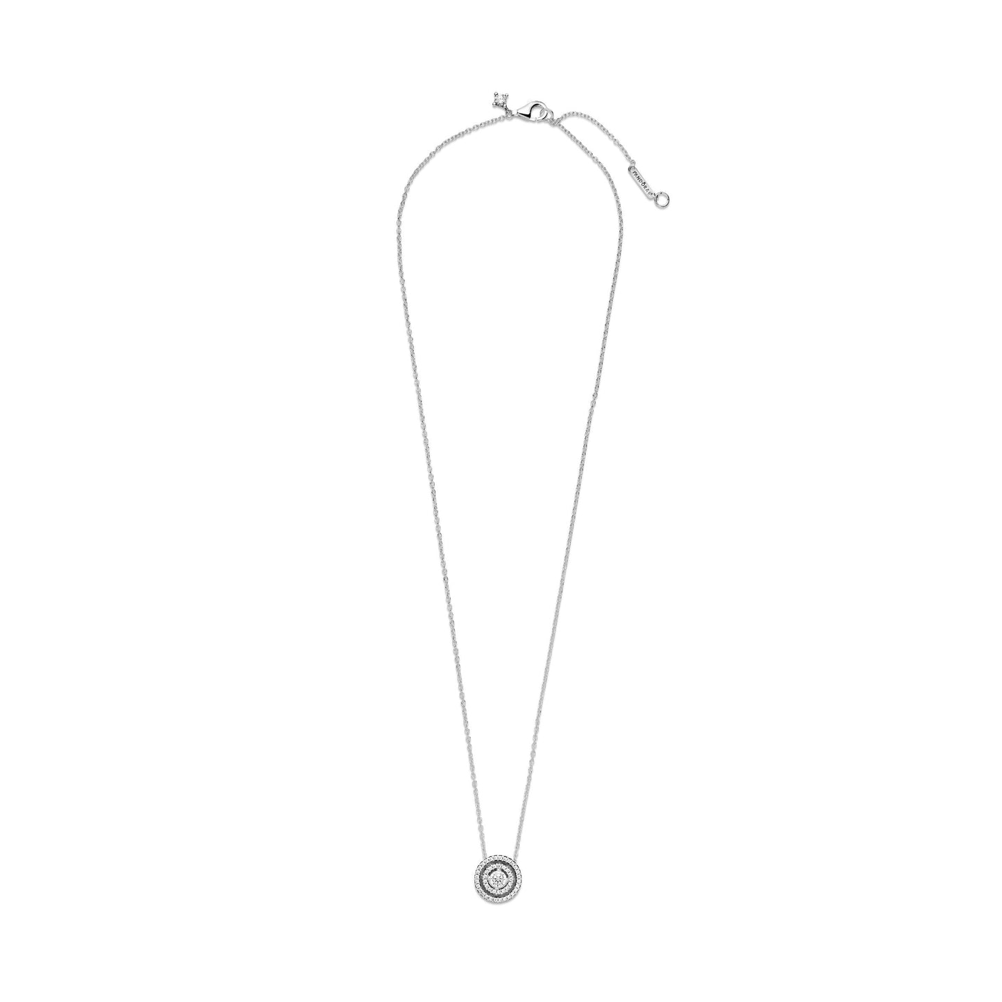 Pandora Sparkling Double Halo Collier Necklace