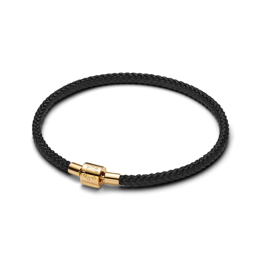 Pandora Shimmering Black Cord Bracelet