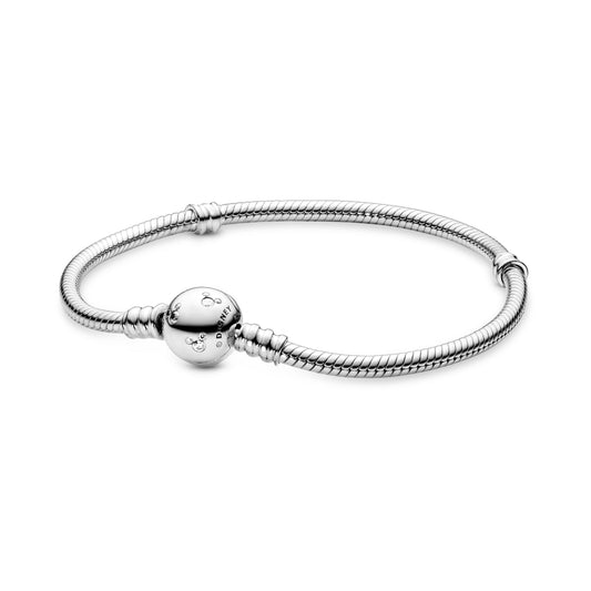 Pandora Disney, Pandora Moments Sparkling Mickey Mouse Snake Chain Bracelet