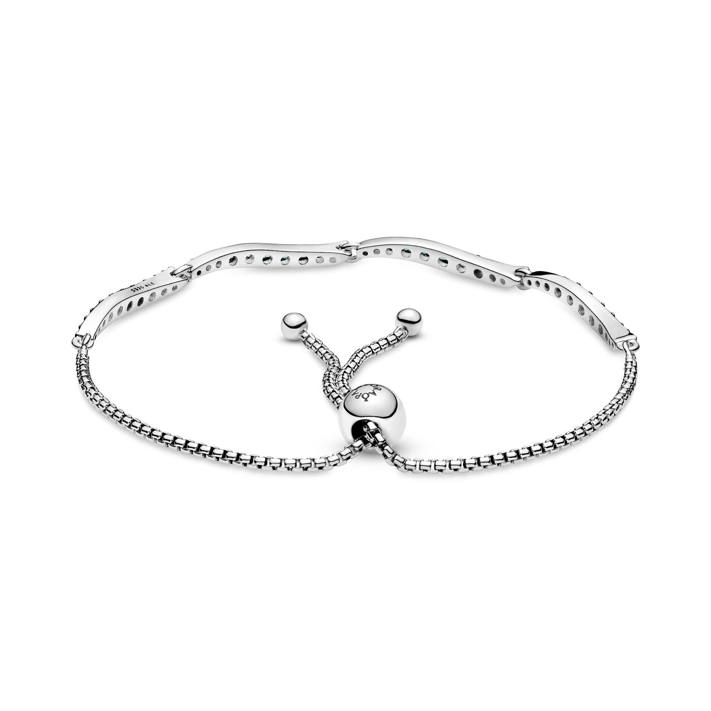 Pandora Blue Wavy Slider Bracelet