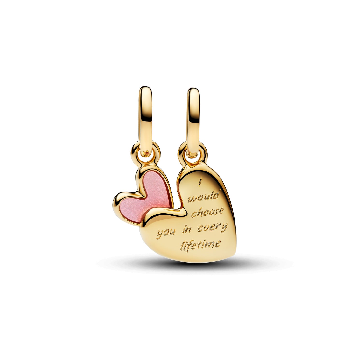 Pandora Pink Mother & Daughter Splittable Dangle Charm