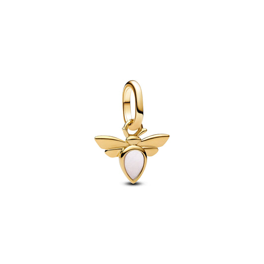 Pandora White Bee Mini Dangle Charm