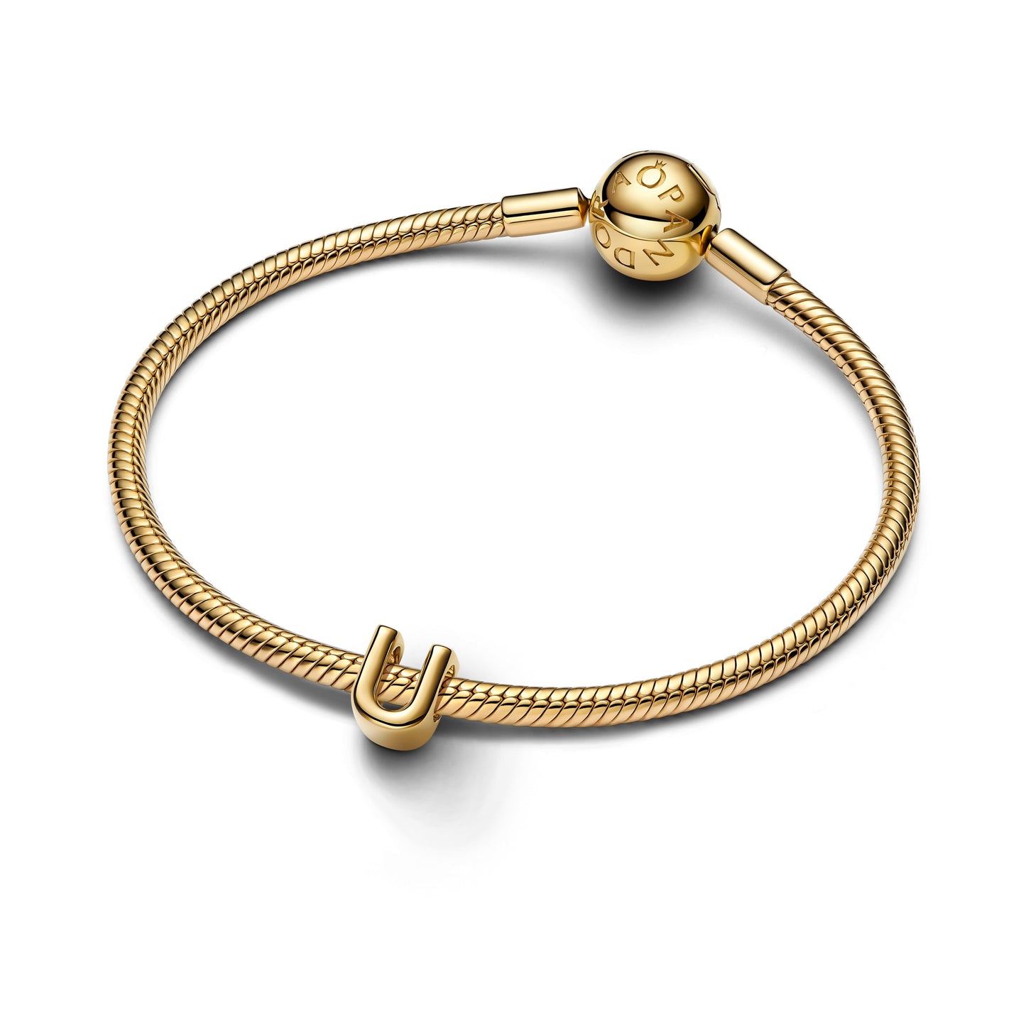 Pandora Letter U Alphabet Charm