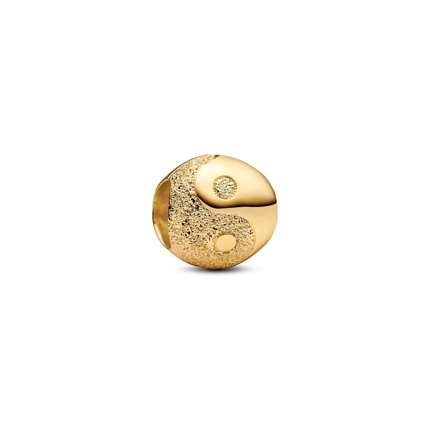Pandora Textured Yin and Yang Mini Charm