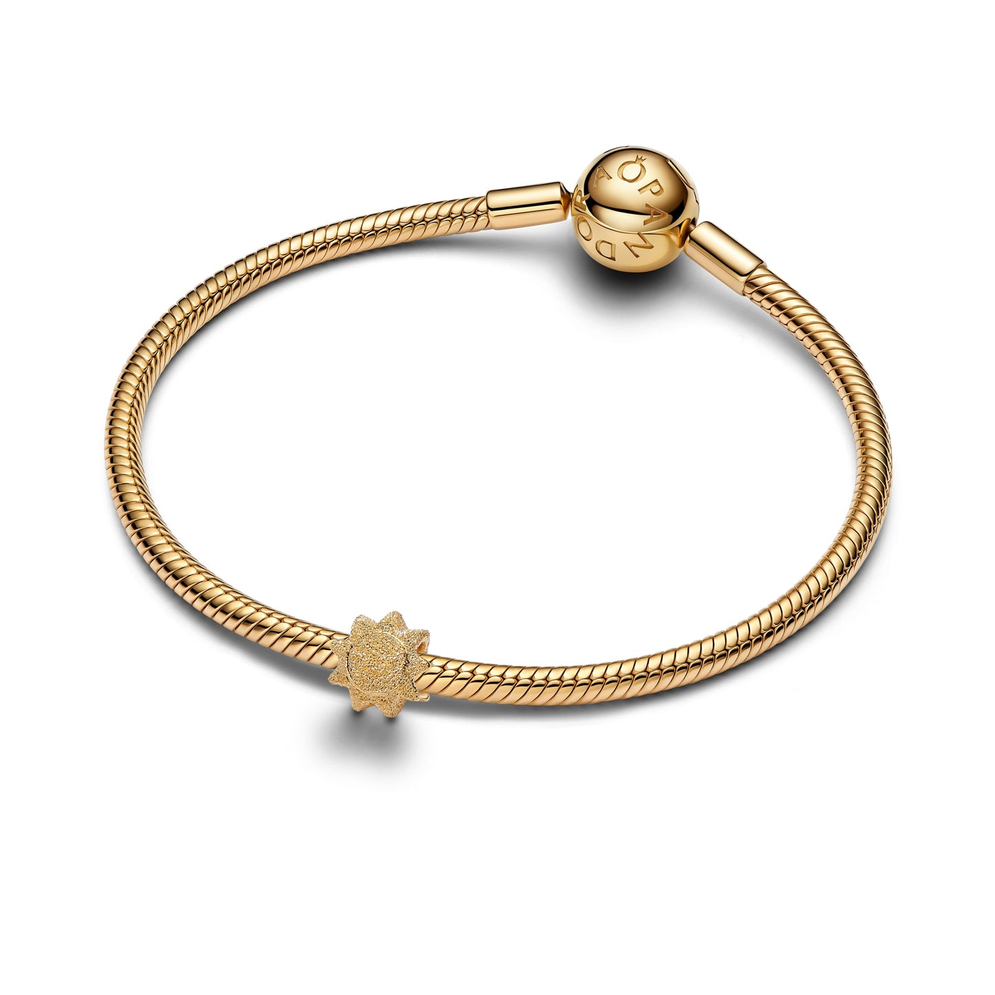 Pandora Textured Sun Mini Charm