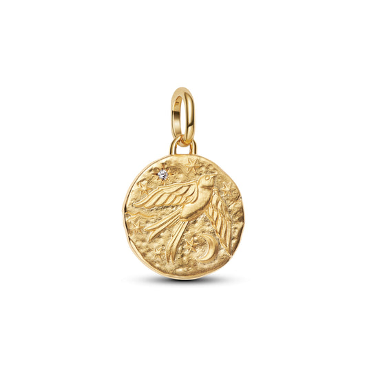 Pandora Swallow Medallion Charm