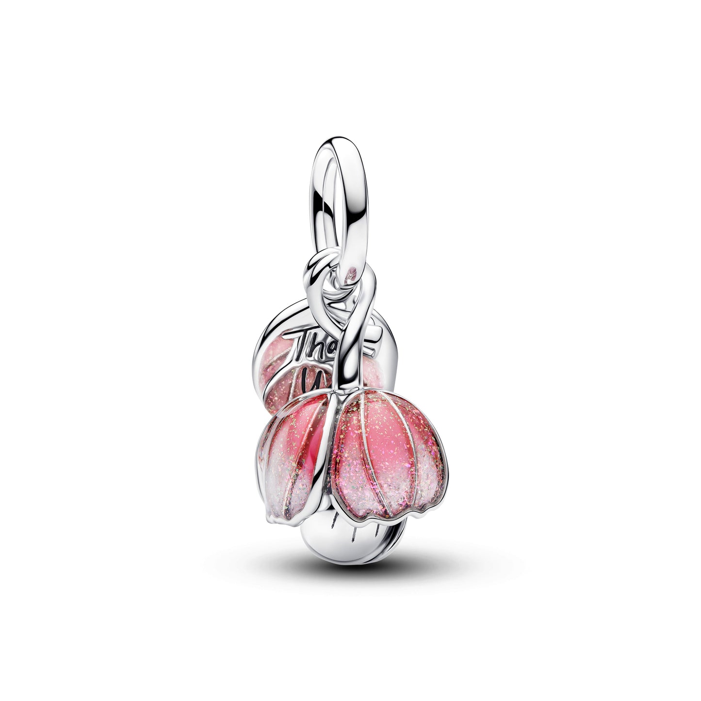 Pandora Two-Tone Blooming Flower Dangle Charm