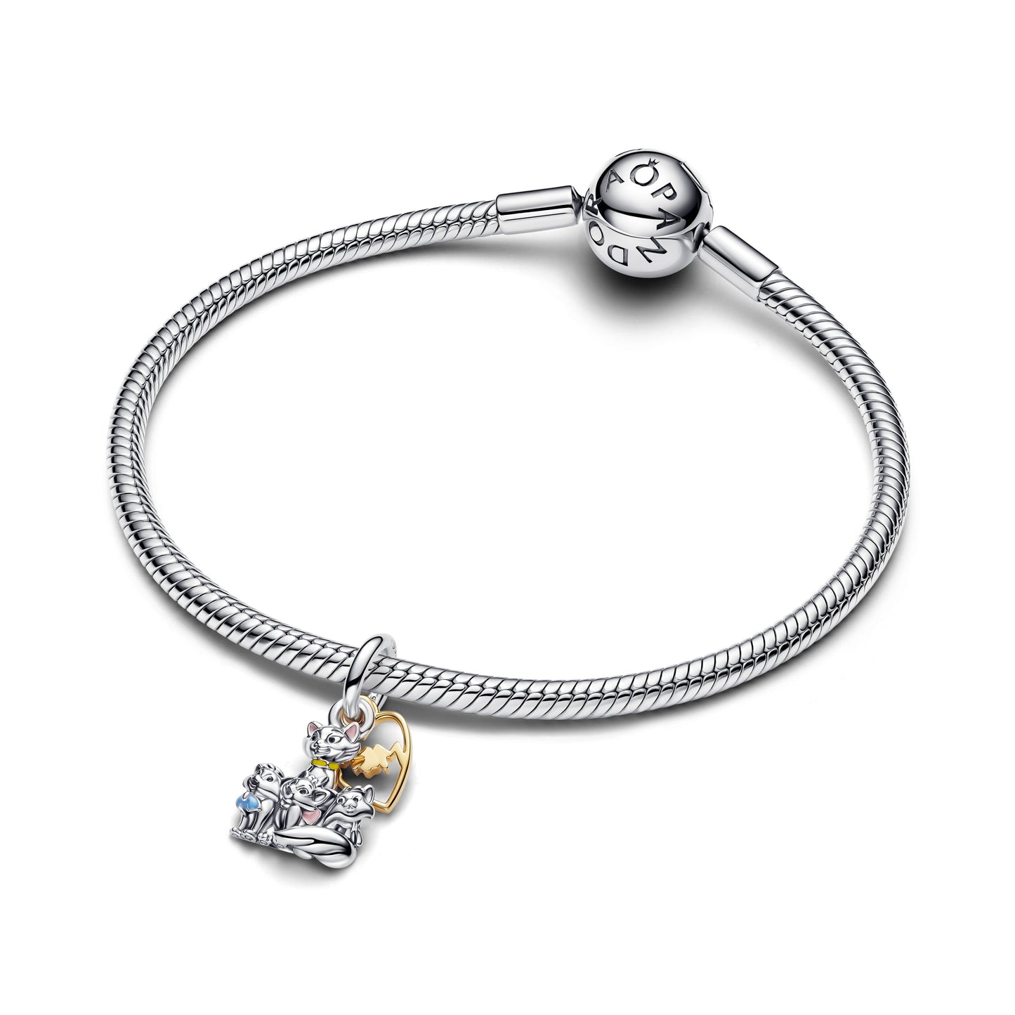 Pandora Disney Aristocats Duchess & Kittens Dangle Charm