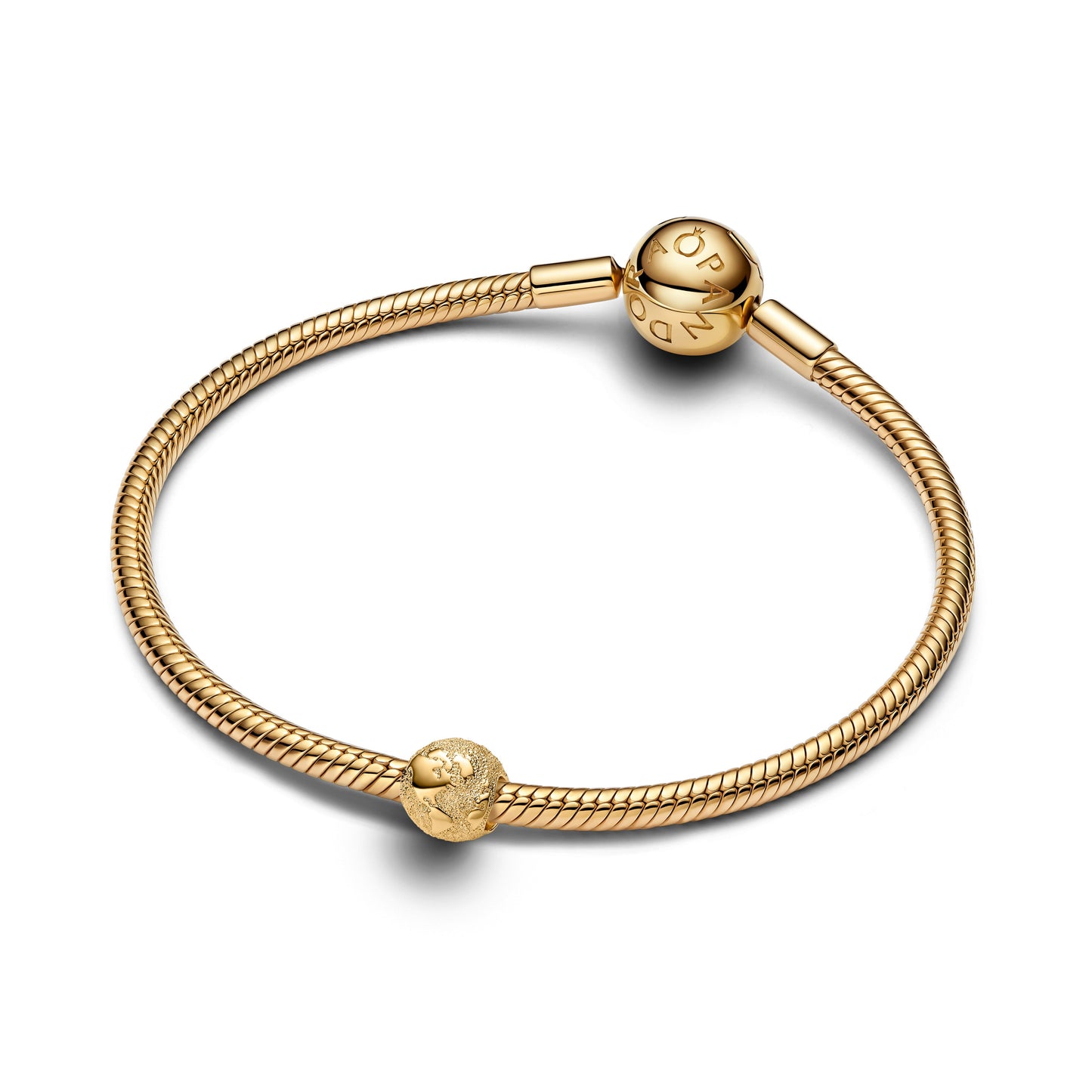 Pandora Textured Globe Mini Charm
