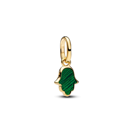 Pandora Green Hamsa Hand Mini Dangle Charm