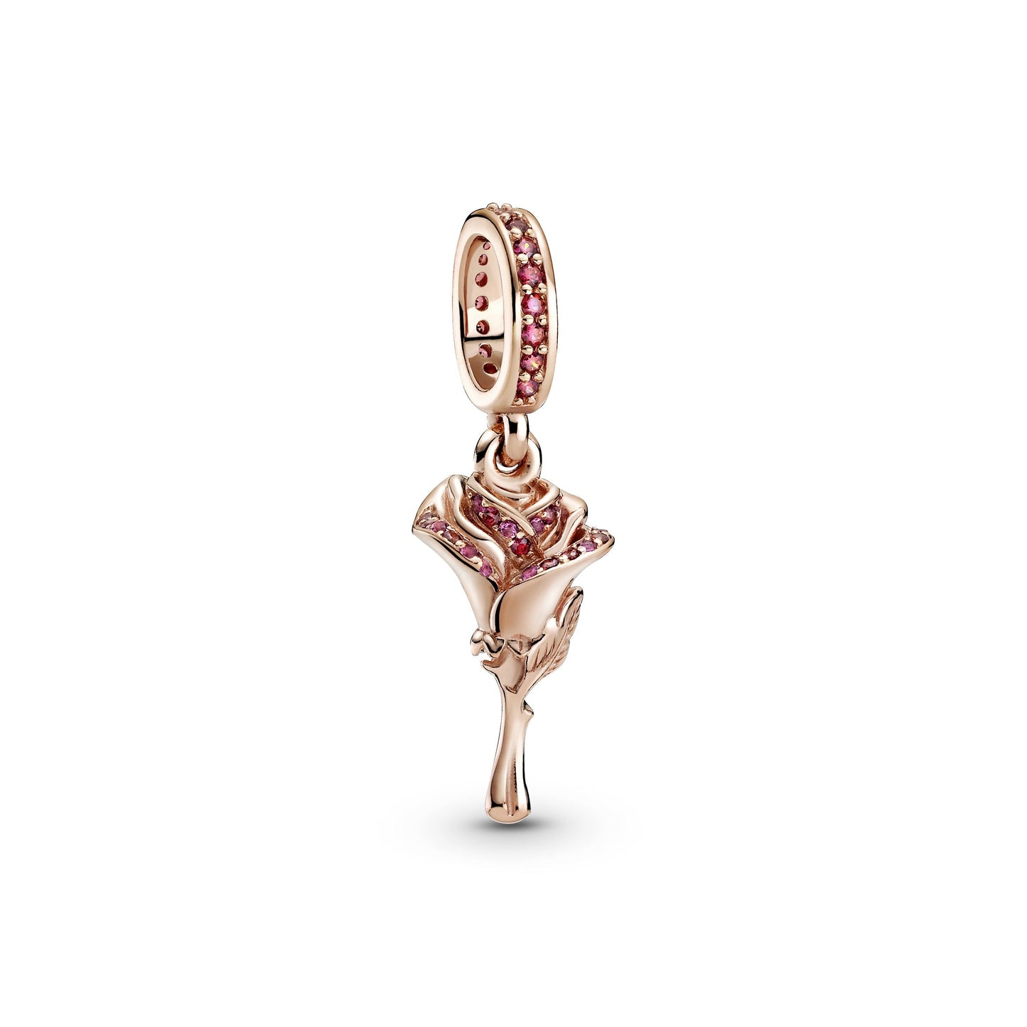 Pandora Rose Flower Dangle Charm