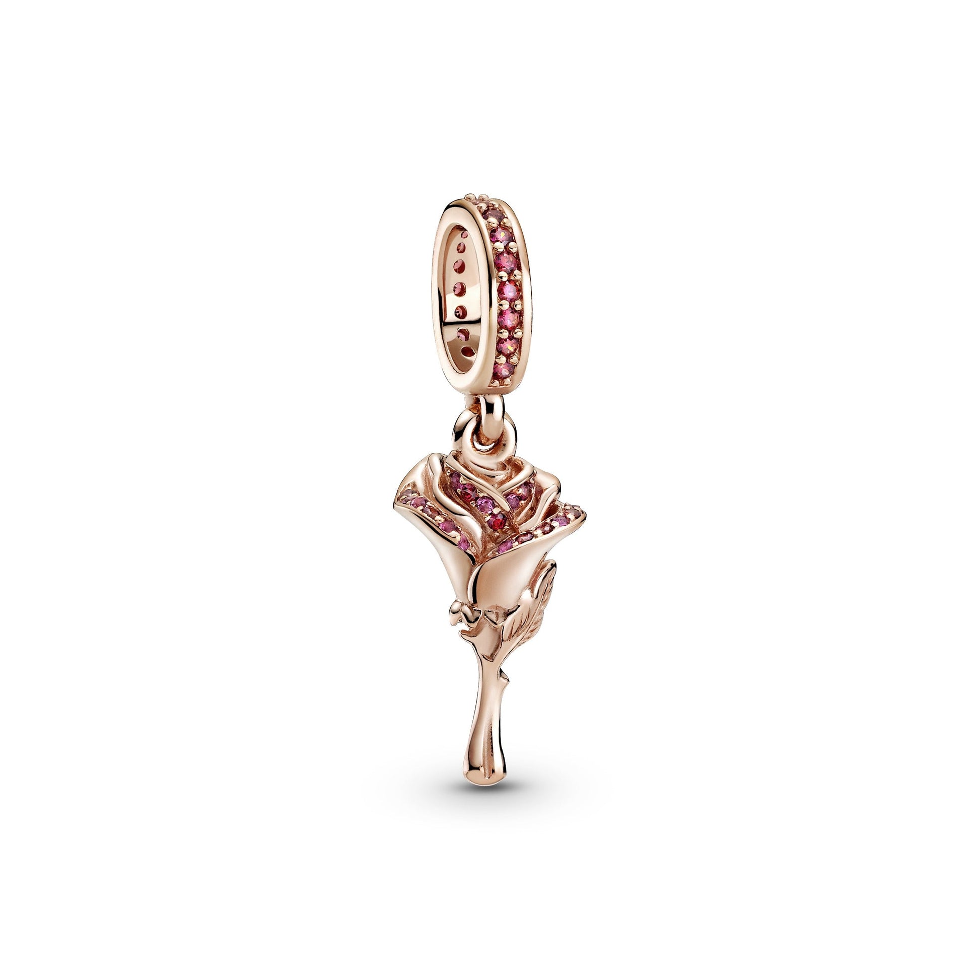 Pandora Rose Flower Dangle Charm