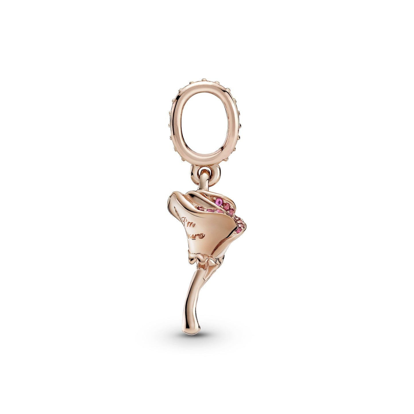Pandora Rose Flower Dangle Charm