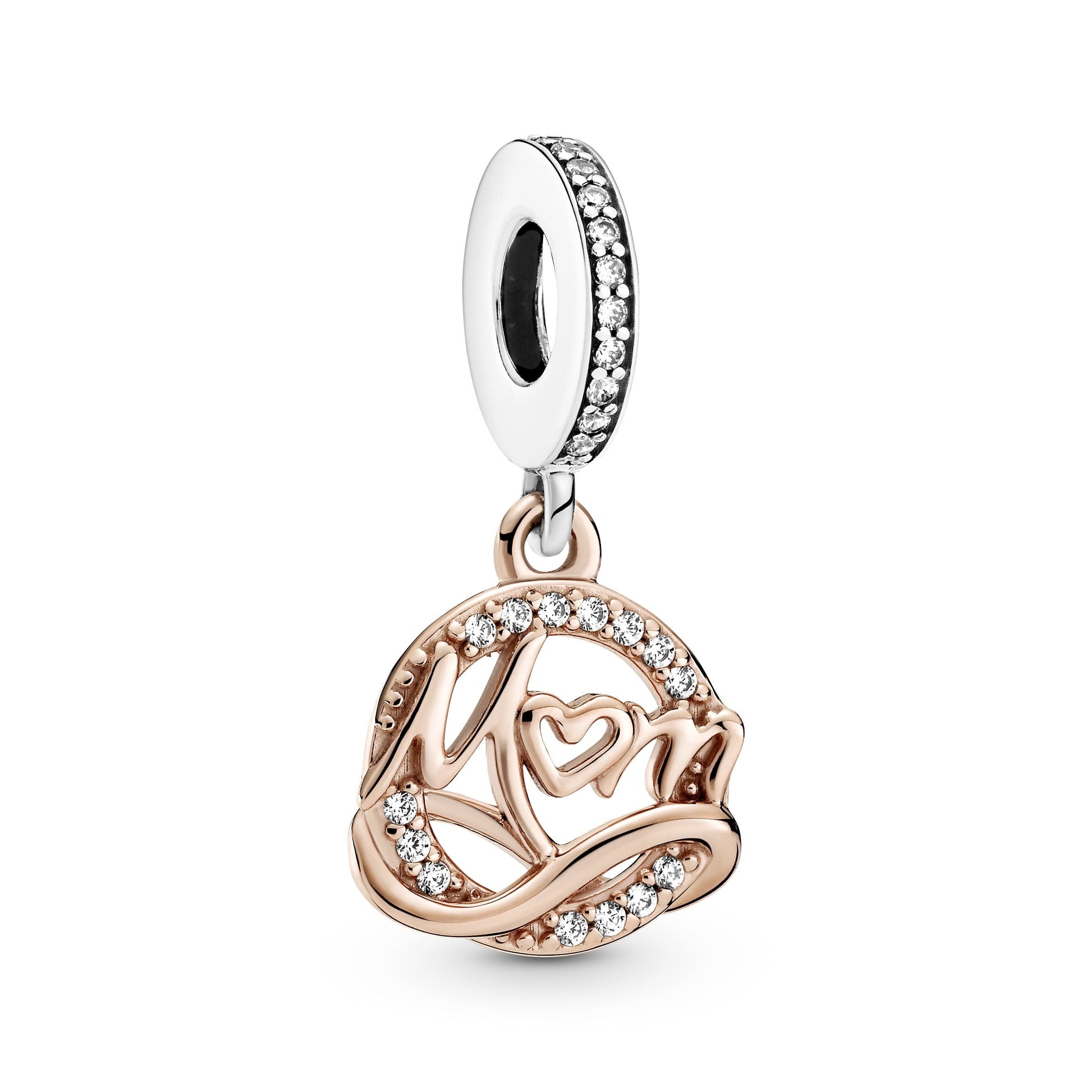 Pandora Two-Tone Mum Dangle Charm