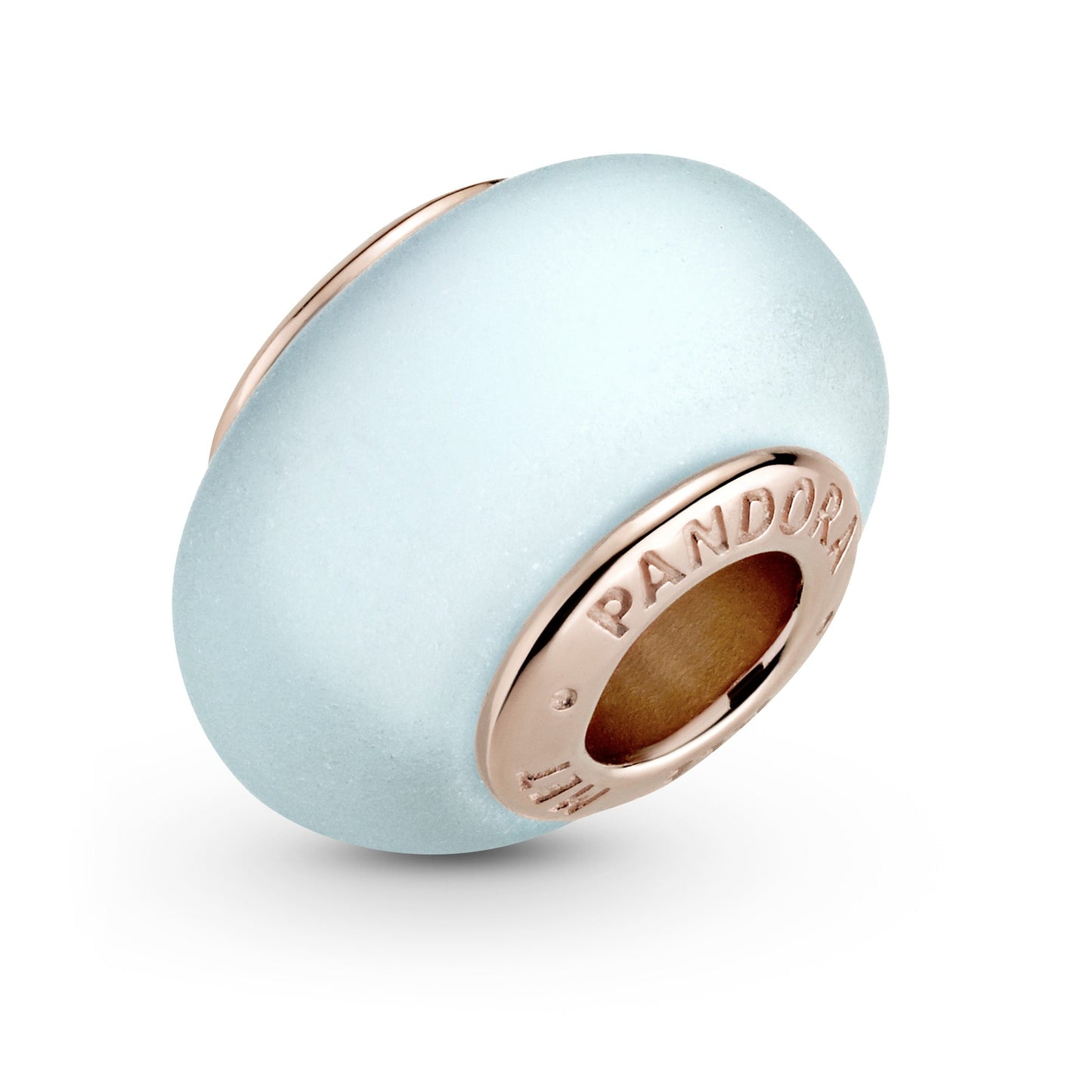Pandora Matte Blue Murano Glass Charm