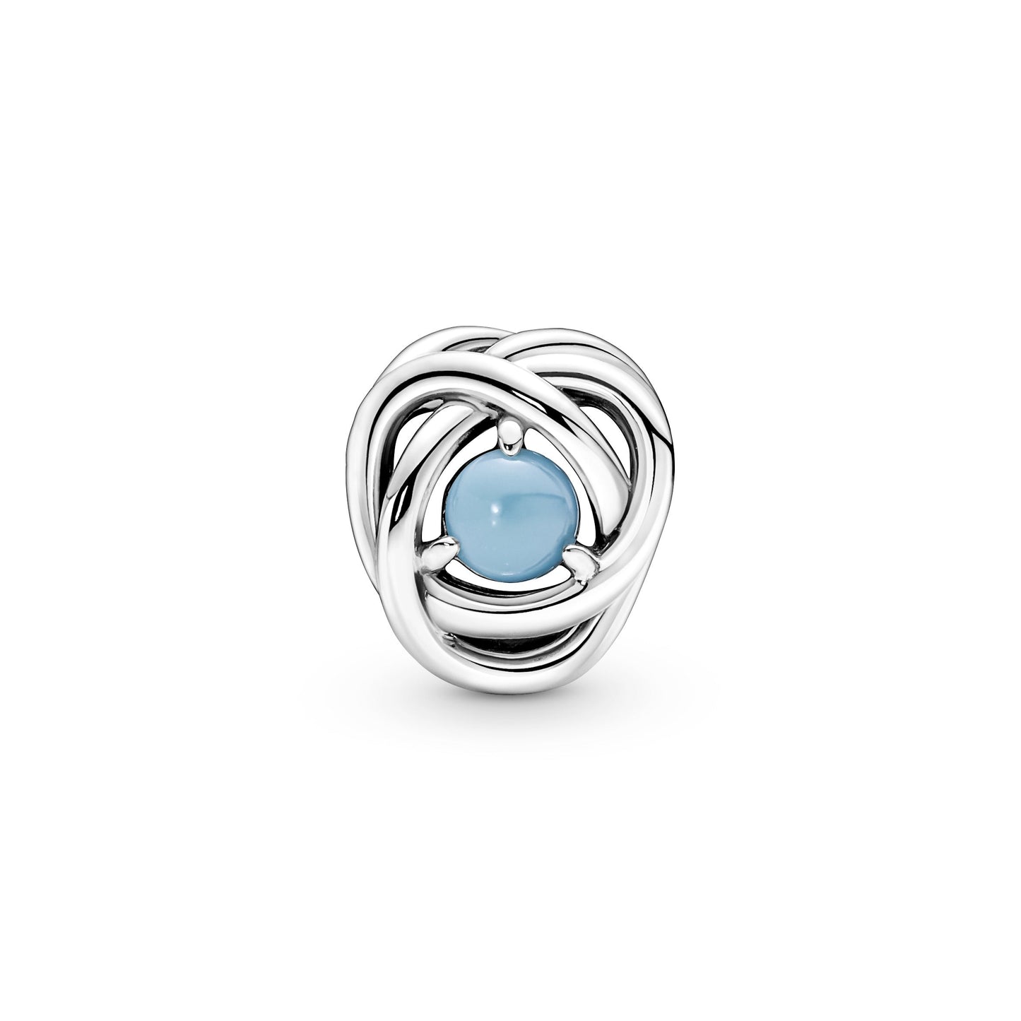 Pandora Turquoise Blue Eternity Circle Charm