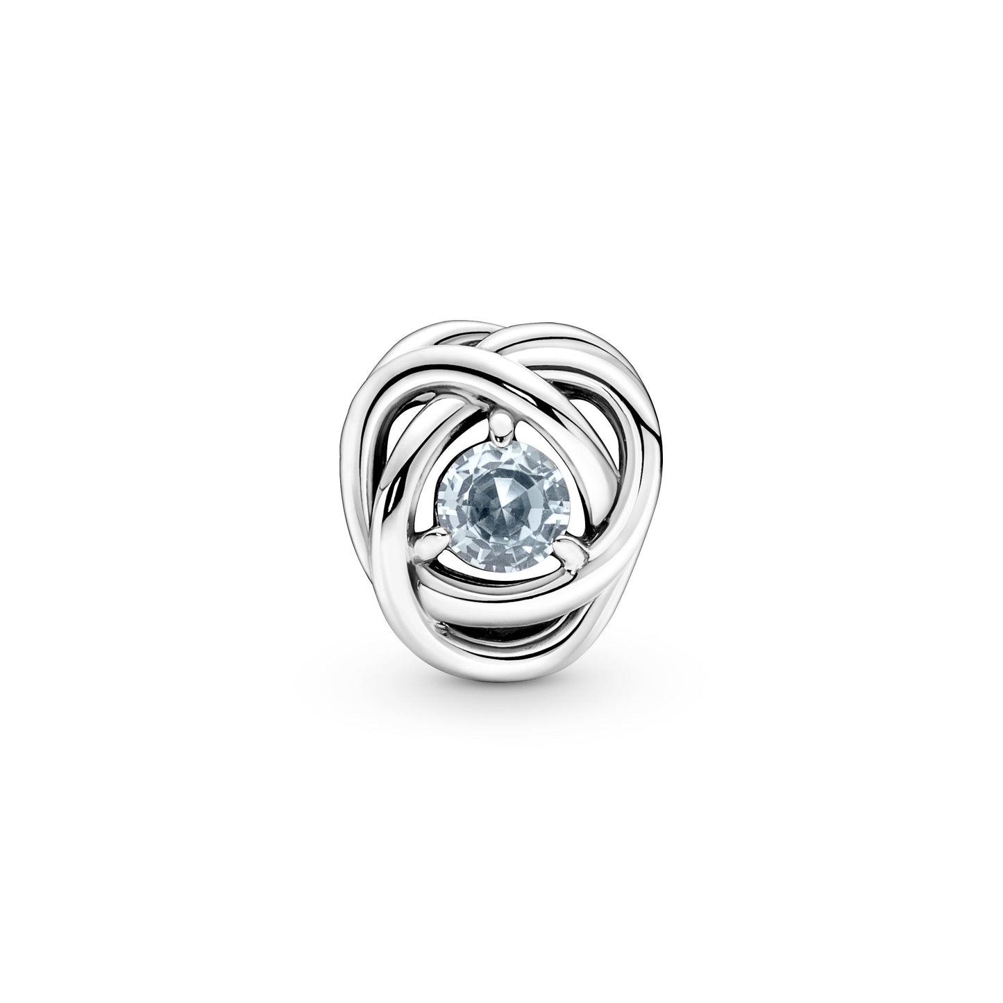 Pandora Sea Aqua Blue Eternity Circle Charm
