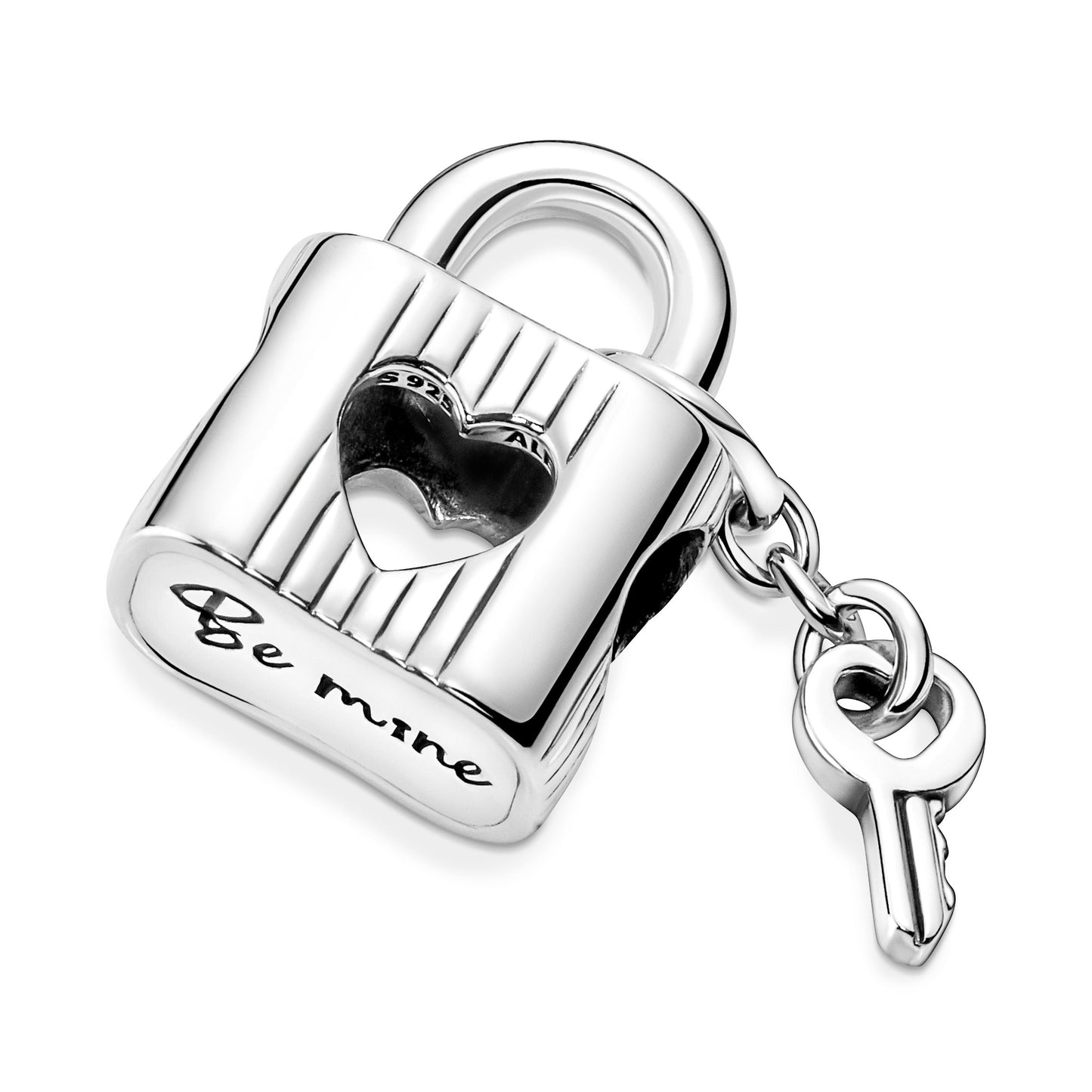 Pandora Padlock & Heart Key Charm