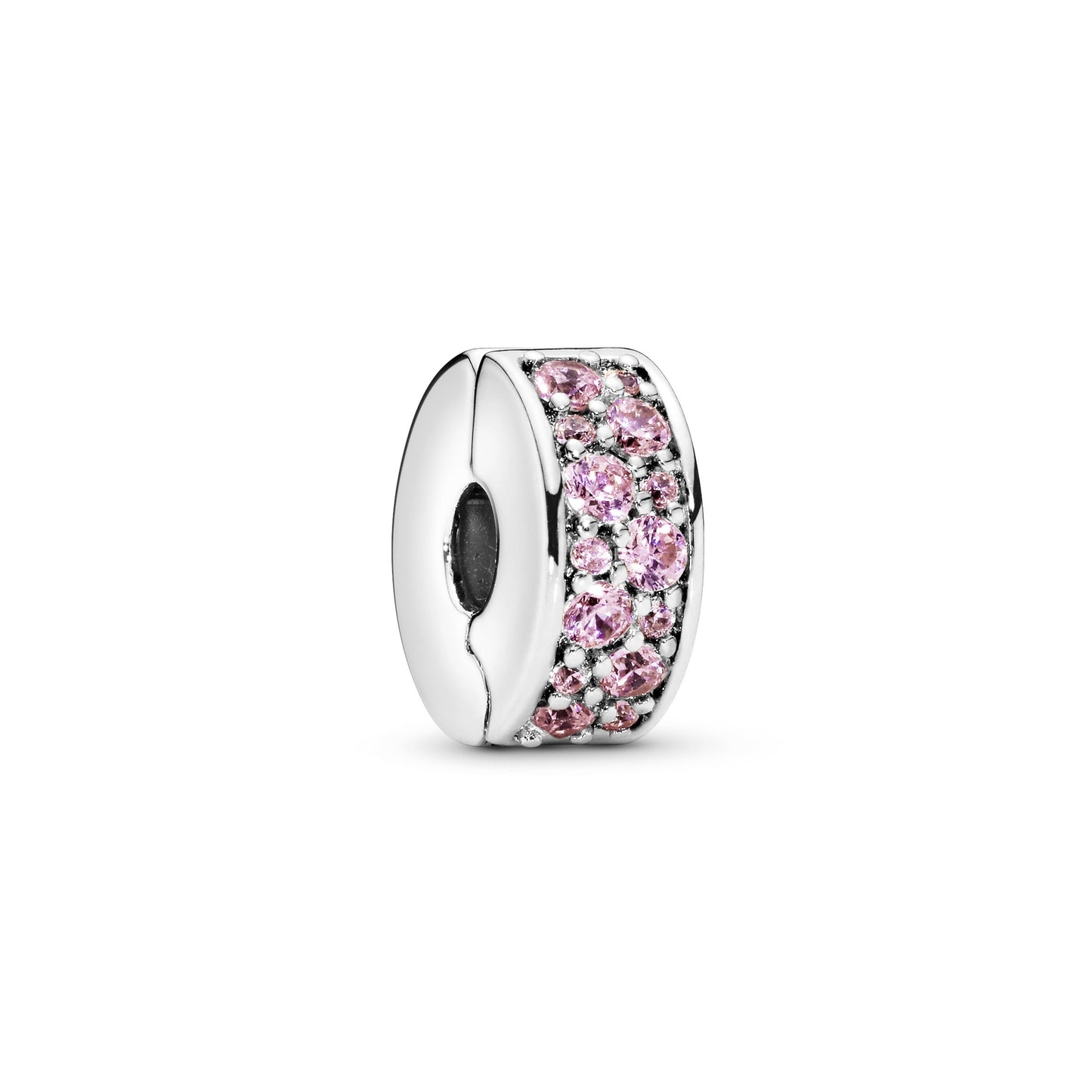 Pandora Pink Pave Clip Charm