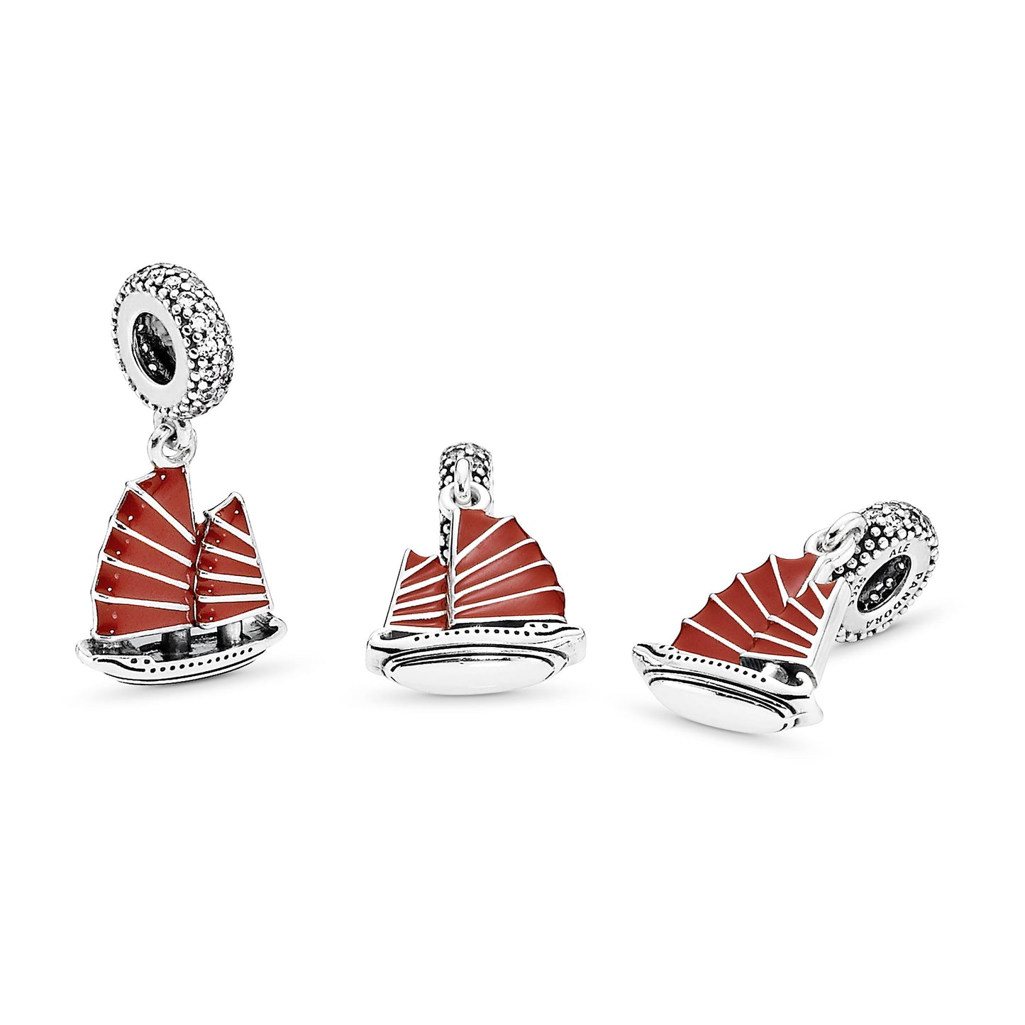 Pandora Chinese Junk Ship Dangle Charm