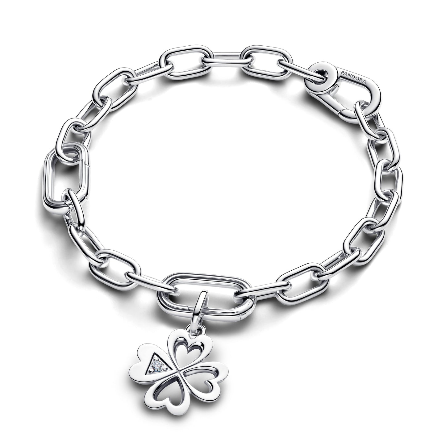 Pandora Heart Four-Leaf Clover Medallion Charm