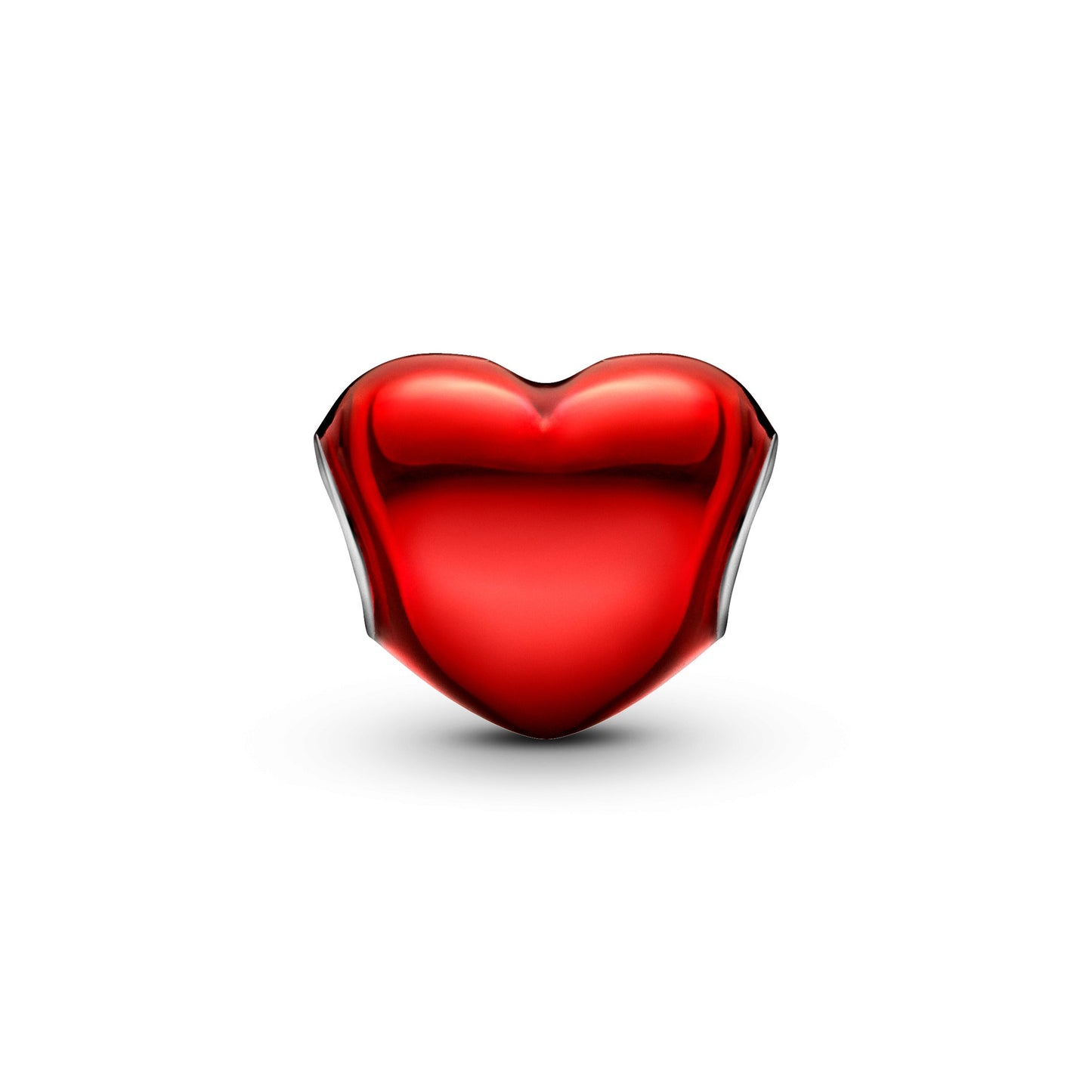Pandora Metallic Red Heart Charm