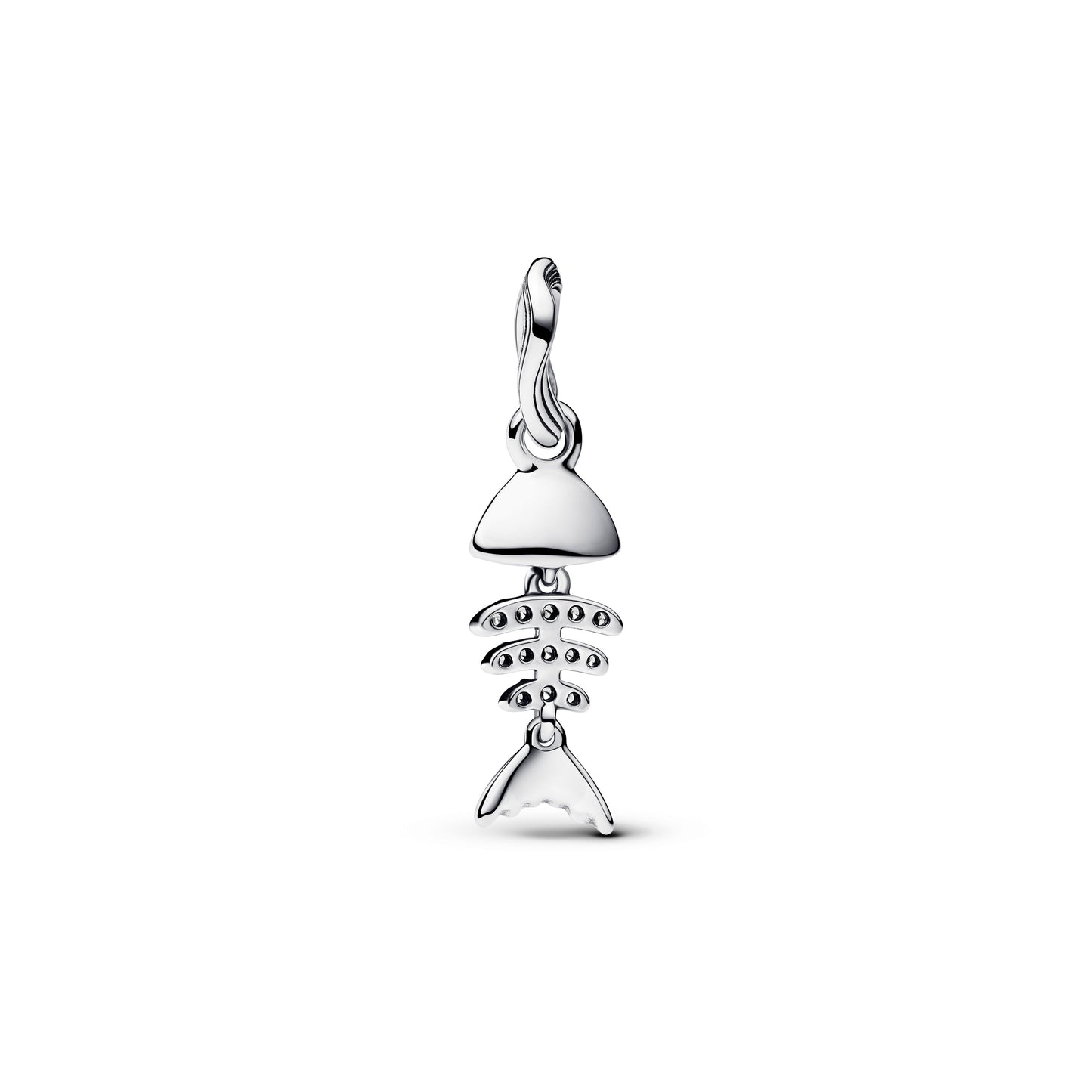 Pandora Turquoise-colored Fishbone Dangle Charm