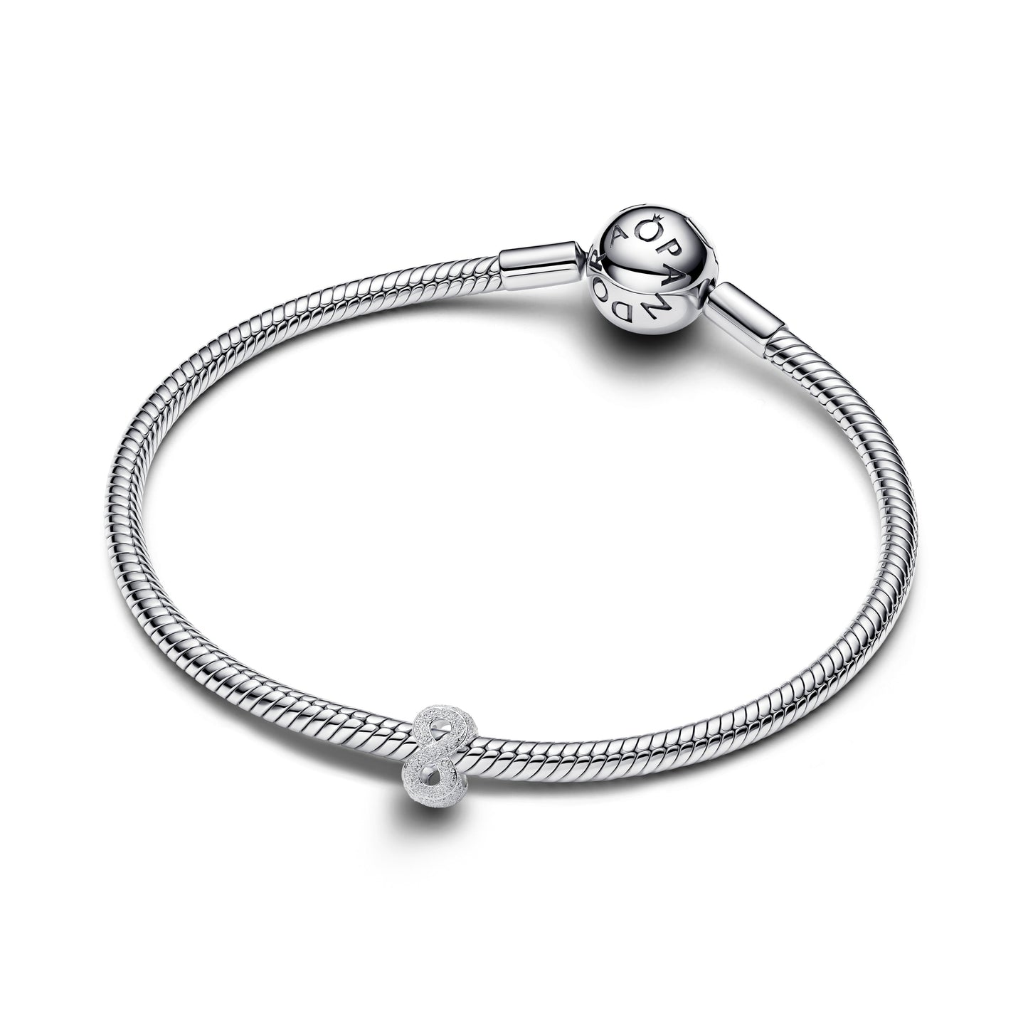 Pandora Textured Infinity Symbol Mini Charm