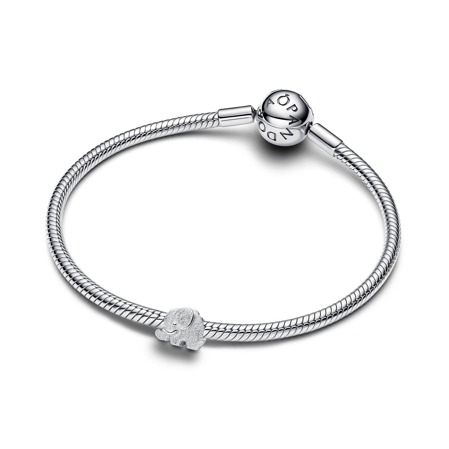 Pandora Textured Elephant Mini Charm