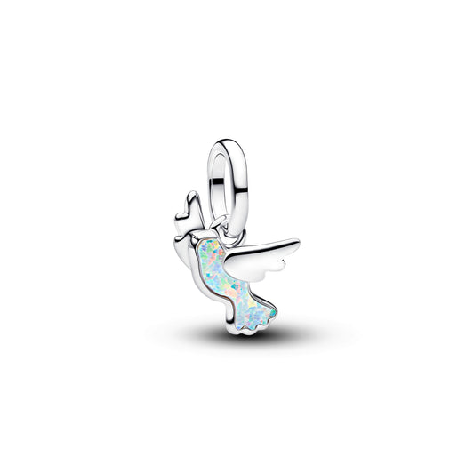 Pandora White Dove Mini Dangle Charm