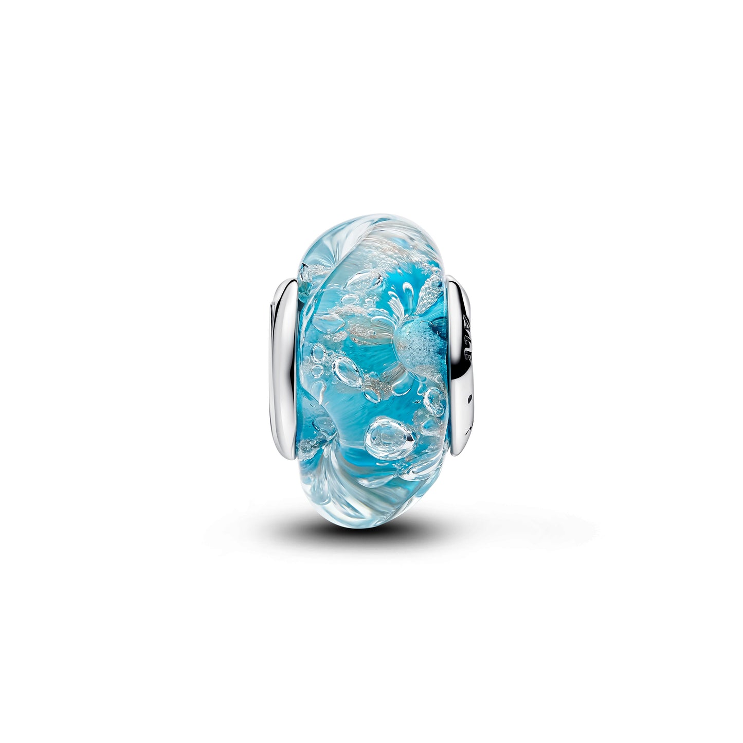 Pandora Turquoise Murano Glass & Glitter Charm
