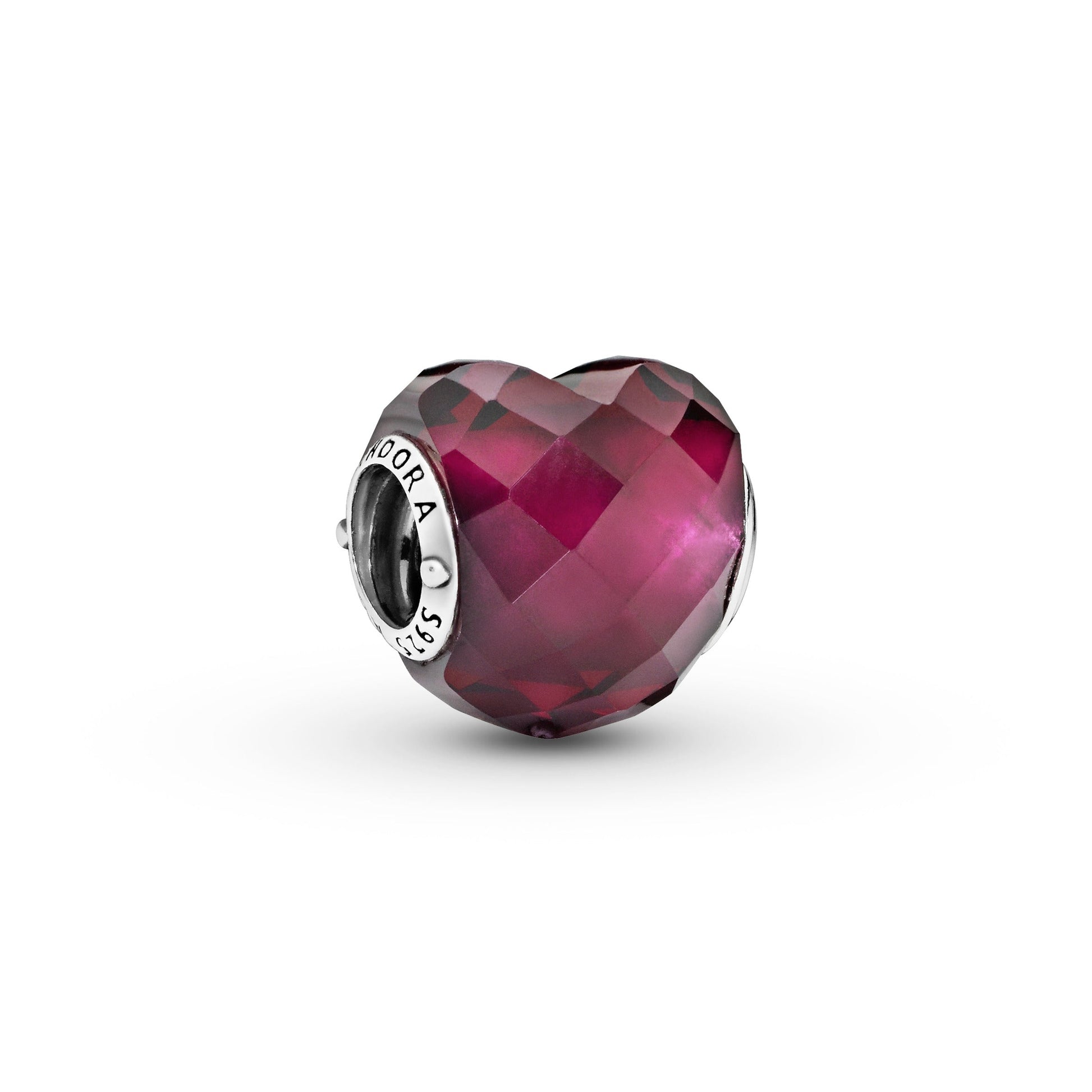 Pandora Fuchsia Pink Heart Charm